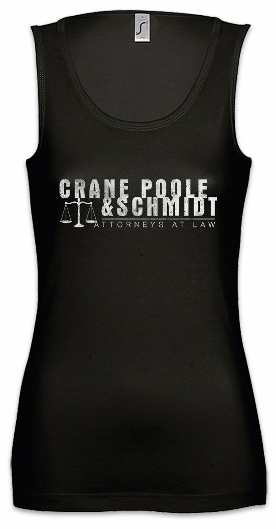 Tanktop Crane Poole & Schmidt Ärmelloses Damen T-Shirt Boston Attorneys at Law