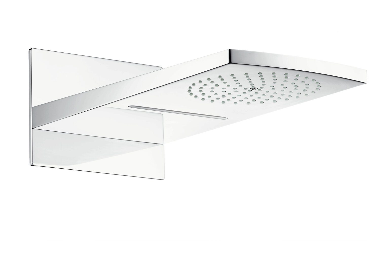 hansgrohe Kopfbrause Raindance Rainfall 180, 2jet - Weiß / Chrom