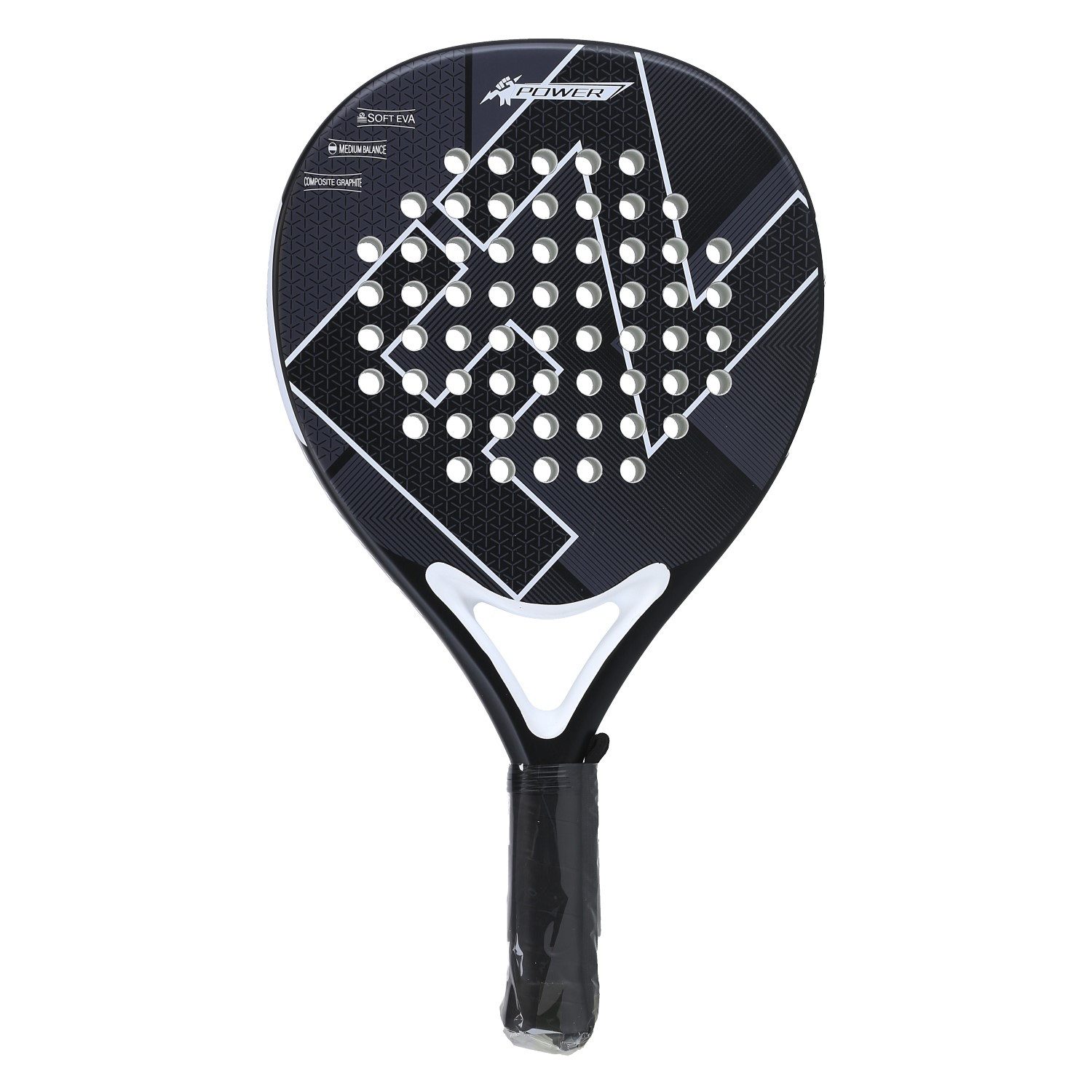 FZ Forza Padelschläger Furious Power 350g/Rund/Turnier schwarz