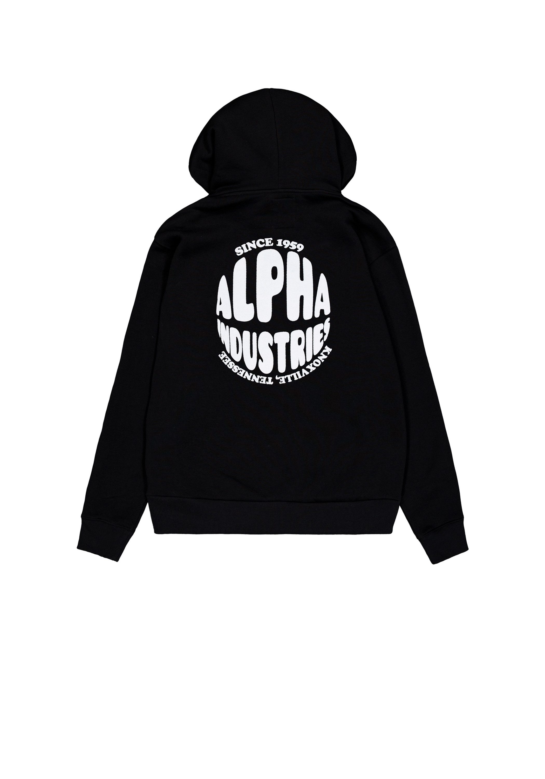 Alpha Industries Hoodie Logo Hoodie Backprint
