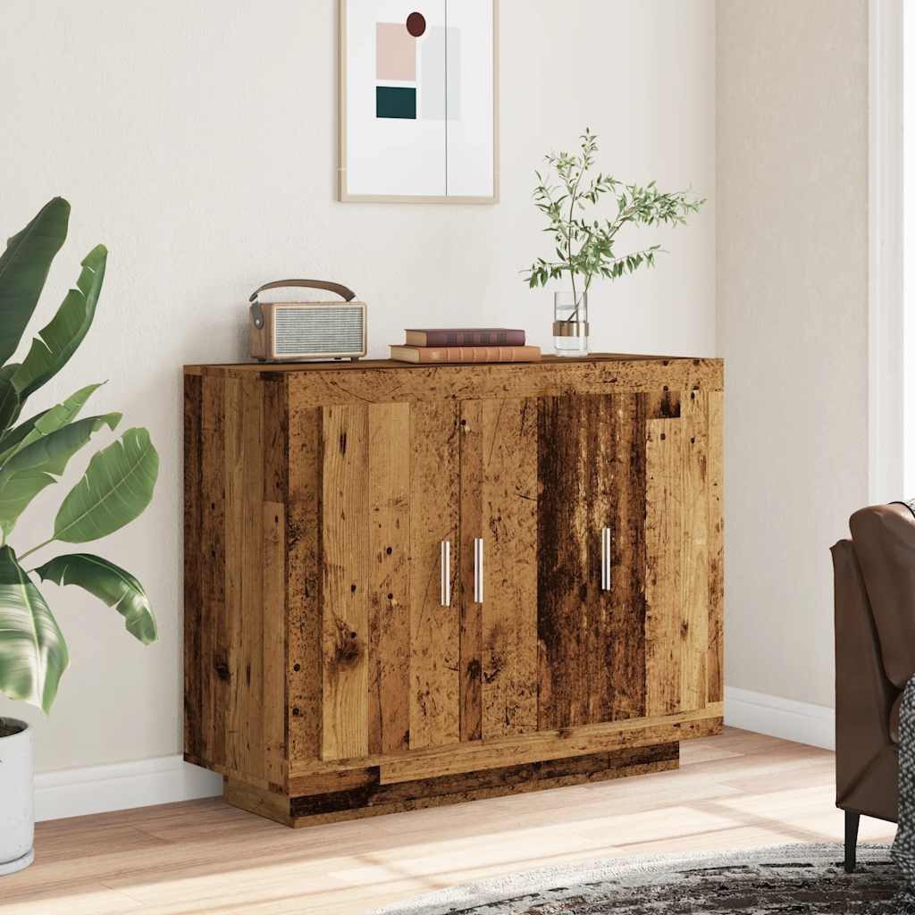 vidaXL Sideboard Sideboard Altholz-Optik 92x35x75 cm Holzwerkstoff (1 St) günstig online kaufen