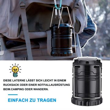 ombar LED Arbeitslicht 2 Stück Camping Laterne,30 LEDs Batteriebetrieben Campinglampe