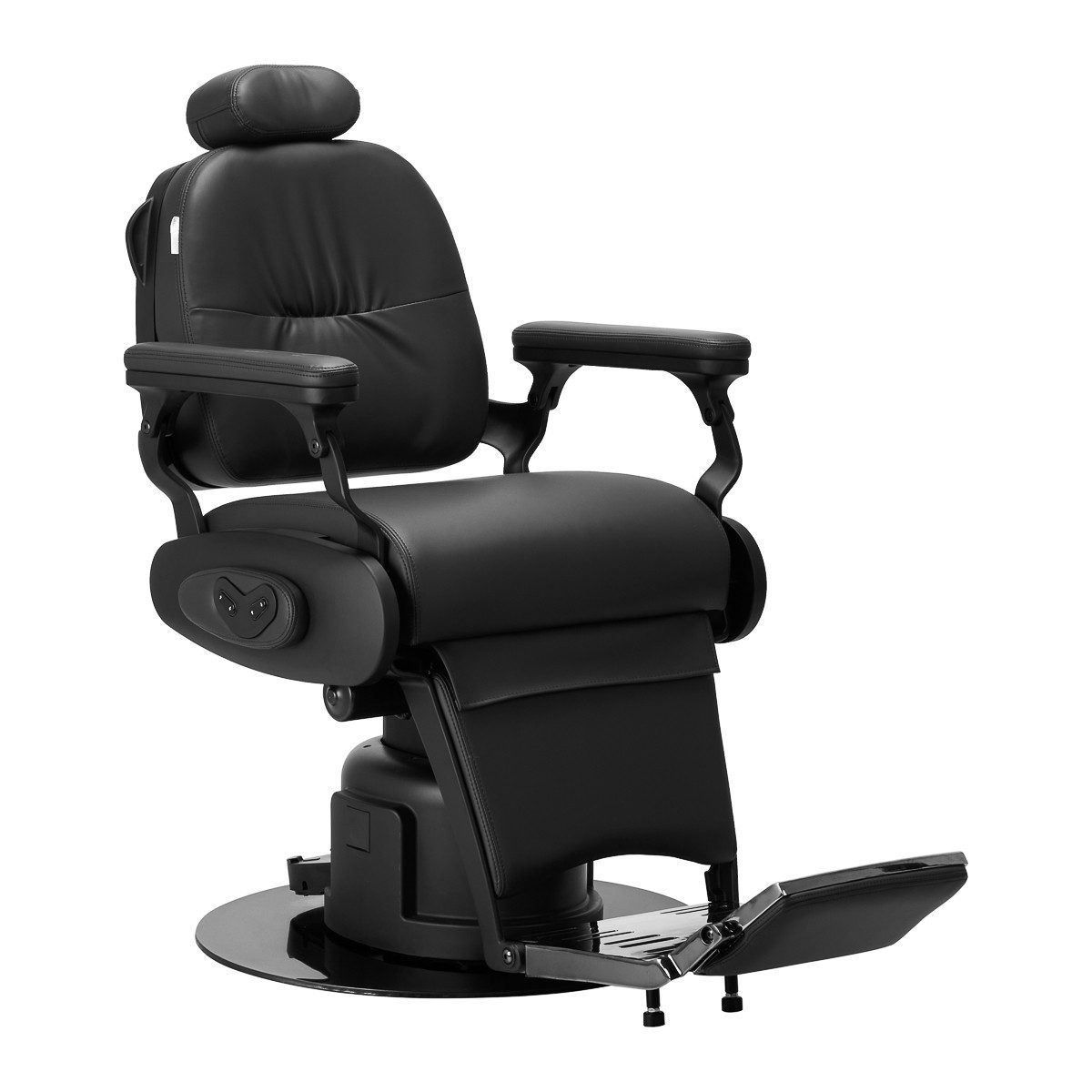 Gabbiano Friseurstuhl Elektrischer Duke Schwarz