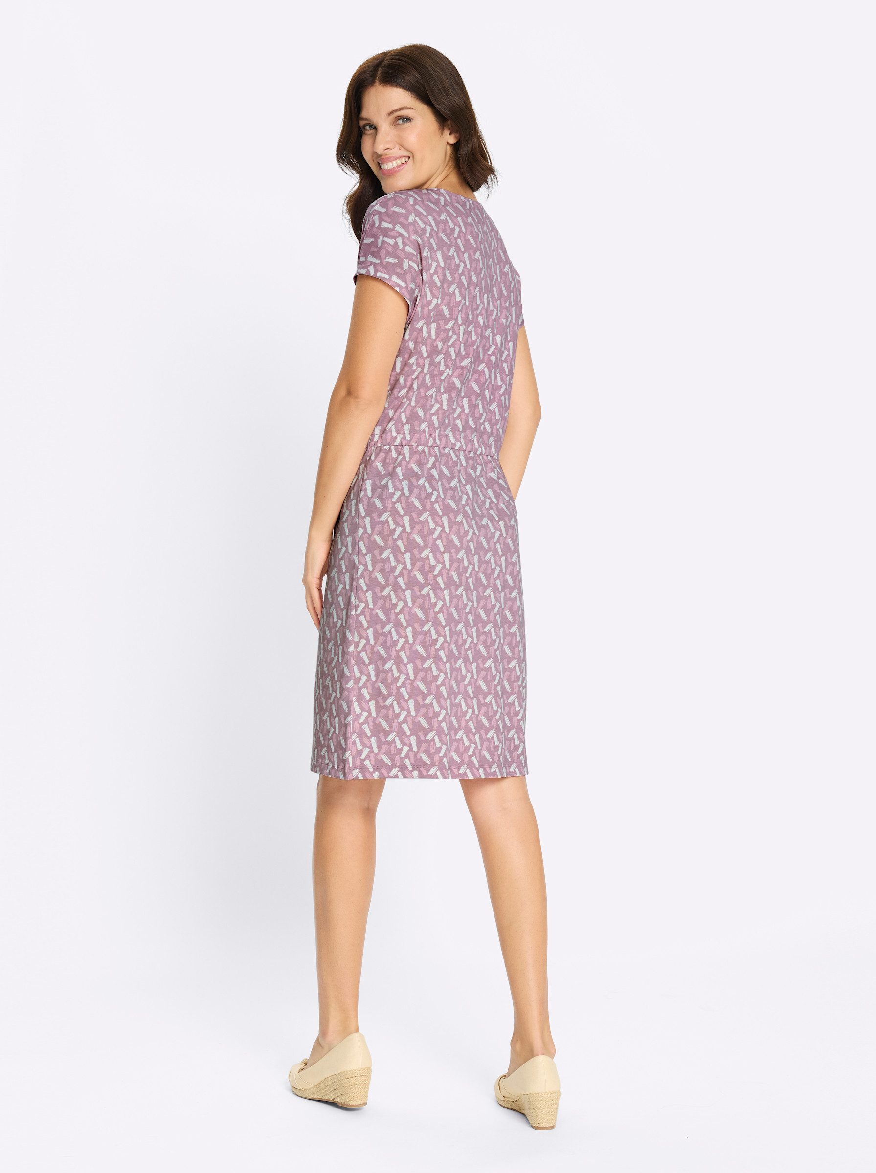 Sieh an! Jerseykleid Jersey-Kleid Kurzarm günstig online kaufen