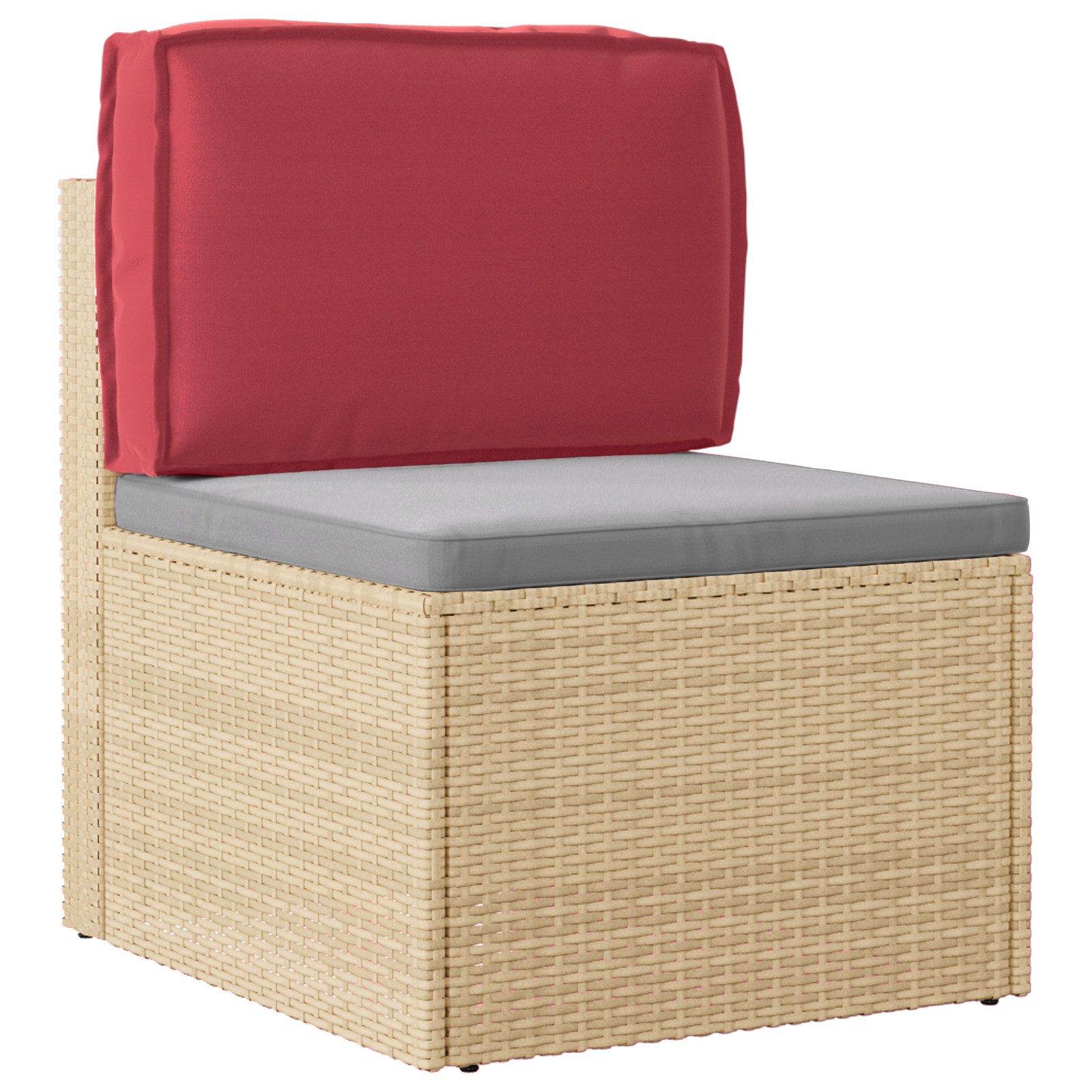 vidaXL Sitzauflage Paletten-Rückenkissen Weinrot 60x40x12 cm günstig online kaufen