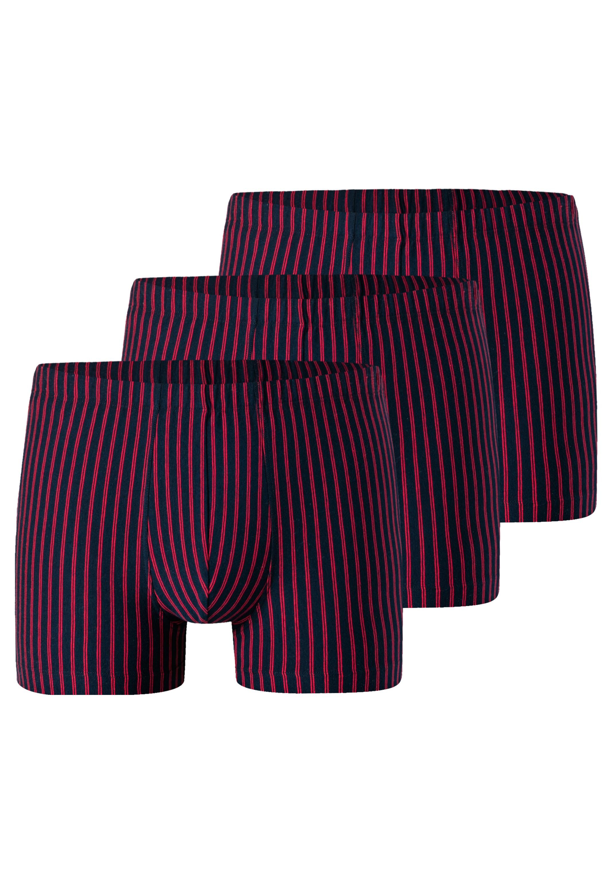 Schiesser Retro Boxer 3er Pack 95/5 Essentials (Spar-Set, 3-St) Retro Short / Pant - Baumwolle - ohne Eingriff - Atmungsaktiv