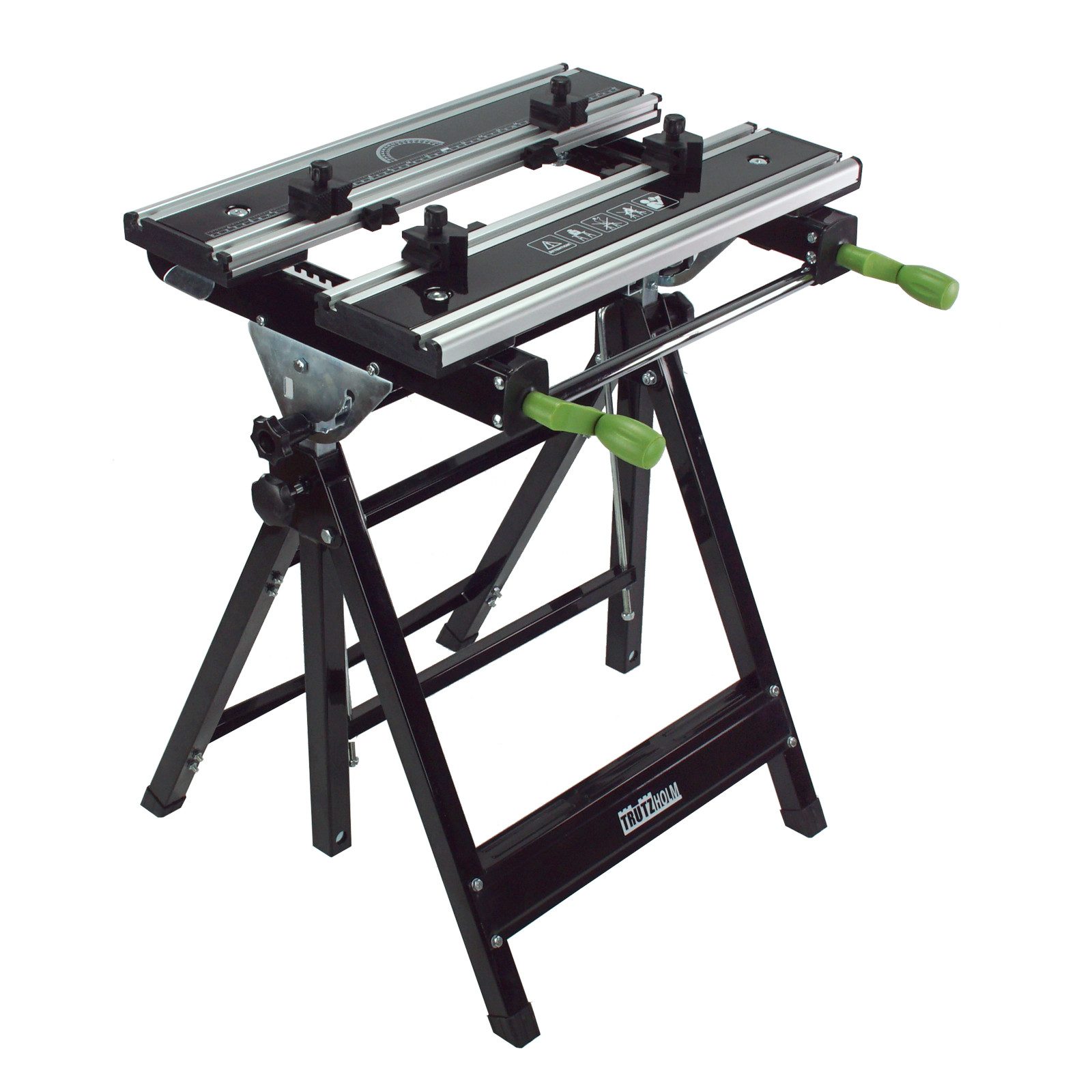 TRUTZHOLM Werkbank Premium Alu klappbar Werktisch Schnellspanner, bis 90° n günstig online kaufen