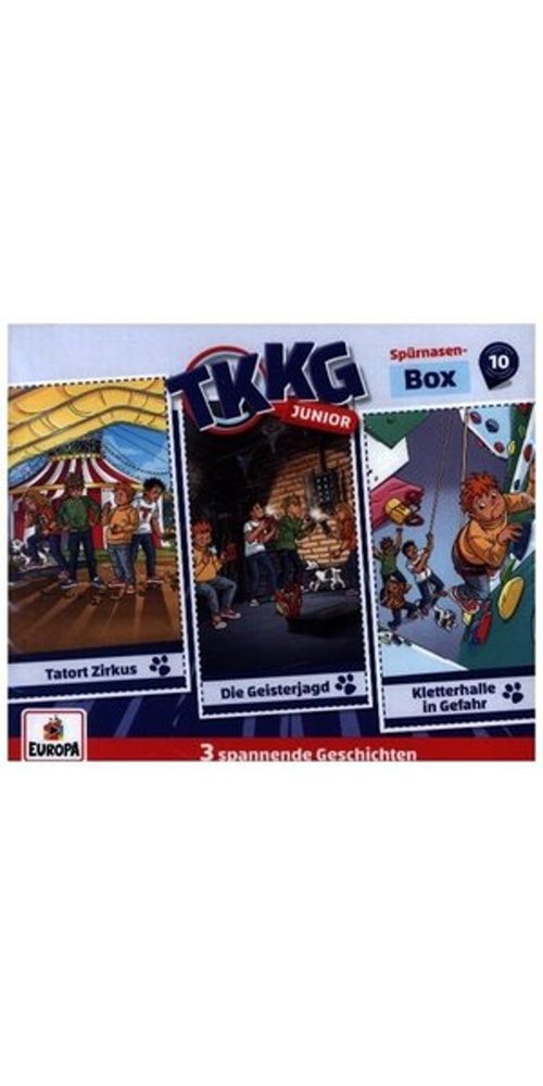 United Soft Media Hörbuch TKKG Junior - Spürnasen Box, 3 Audio-CD, (1-St)