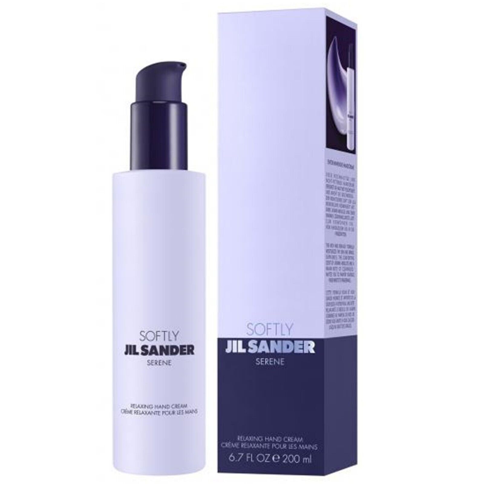 JIL SANDER Handcreme "Serene" Handcreme 200ml Creme nicht fettend Kosmetik Beauty Pflege Pflegecreme Tiefenpflege zieht schnell ein, 1-tlg., für trockene Hände Feuchtigkeitscreme Feuchtigkeitspender