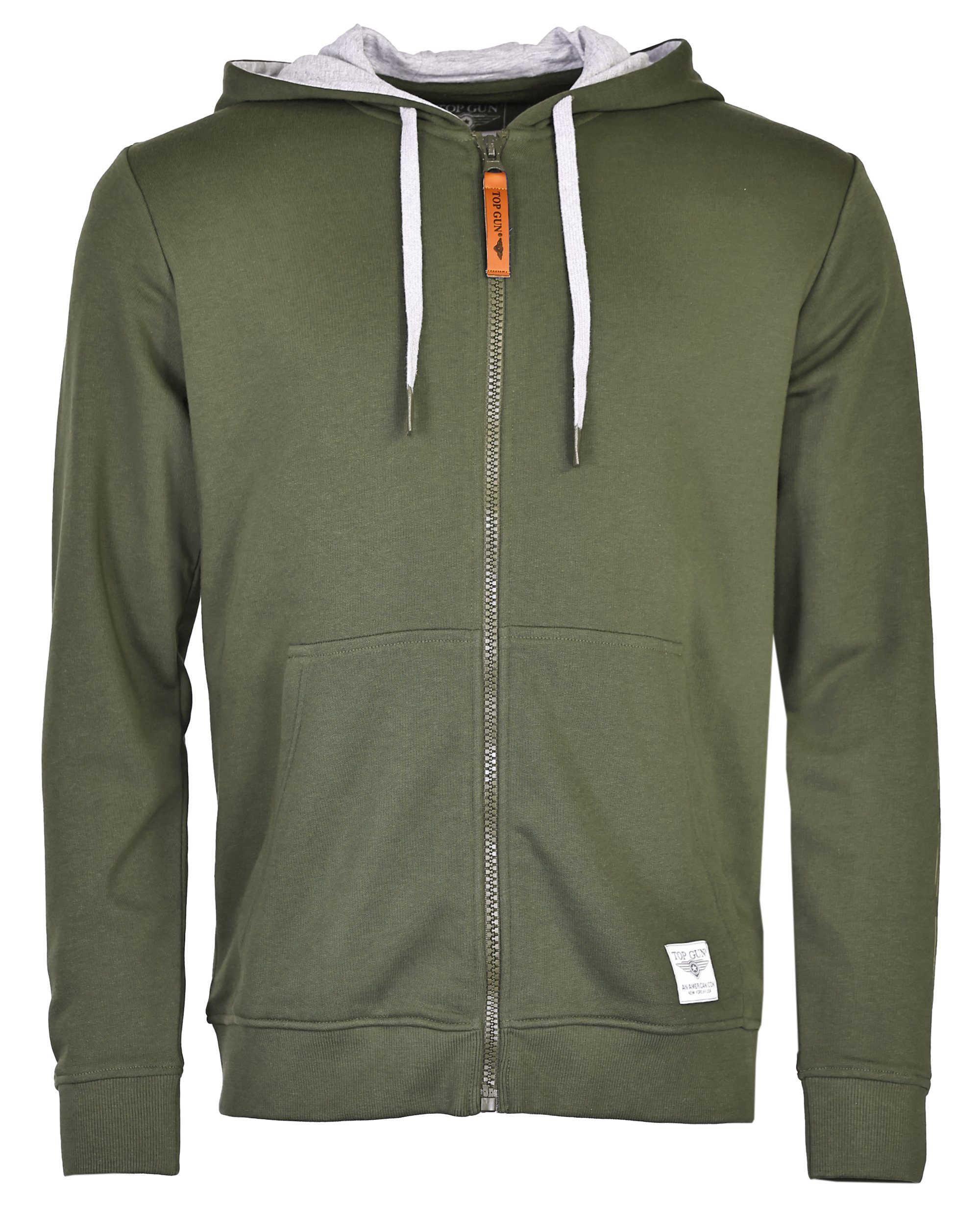 TOP GUN Sweatjacke TG22010 olive