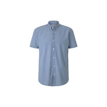 TOM TAILOR Kurzarmhemd blau (1-tlg., keine Angabe)