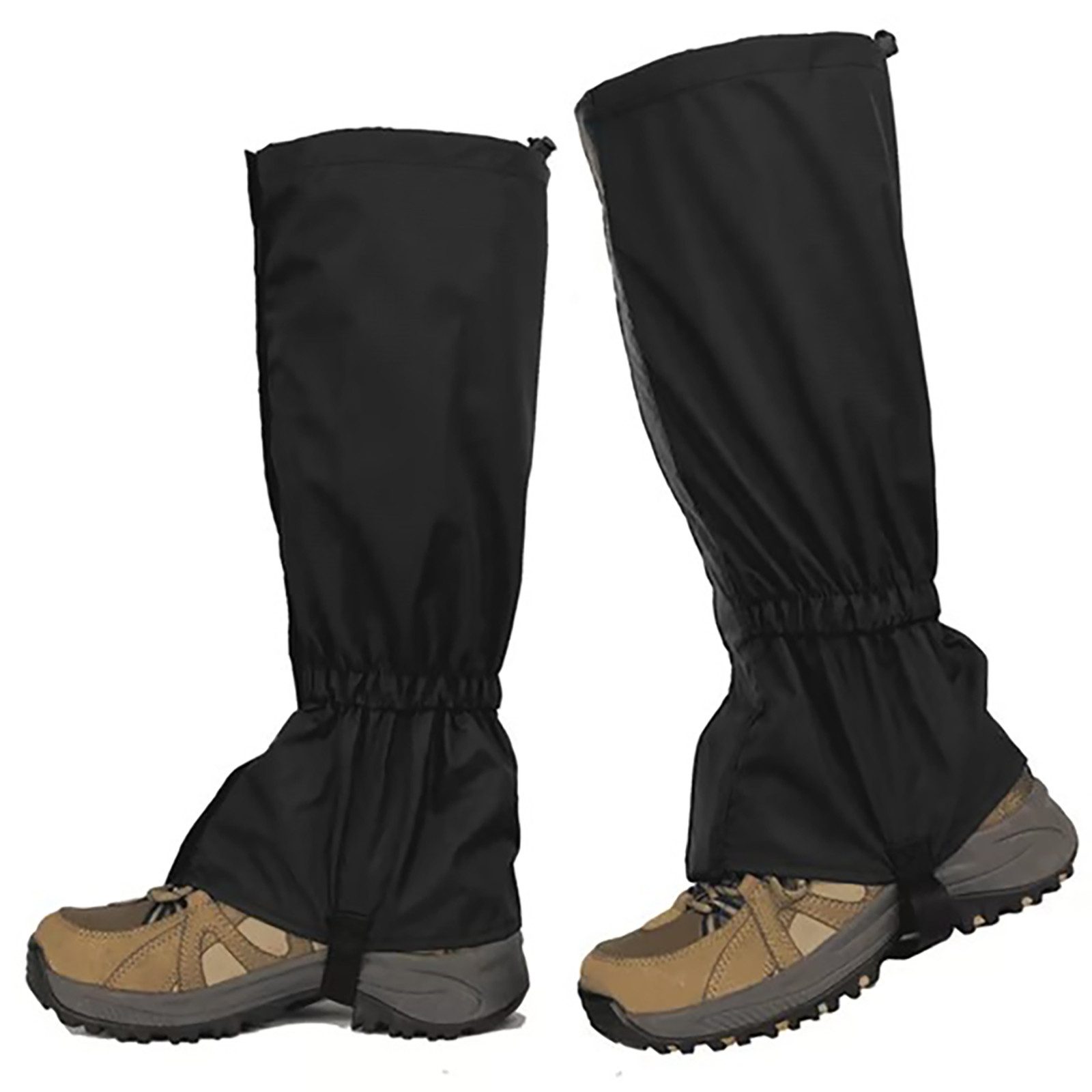 HUGERSTONE Gamaschen Wasserdichte Gamaschen mit Verstellbare Riemen und Klettverschluss, (Verlängerte Ggamaschen Wandern), Geeignet für Outdoor, Bergsteigen, Trekking, Jagd, Skifahren, Unisex