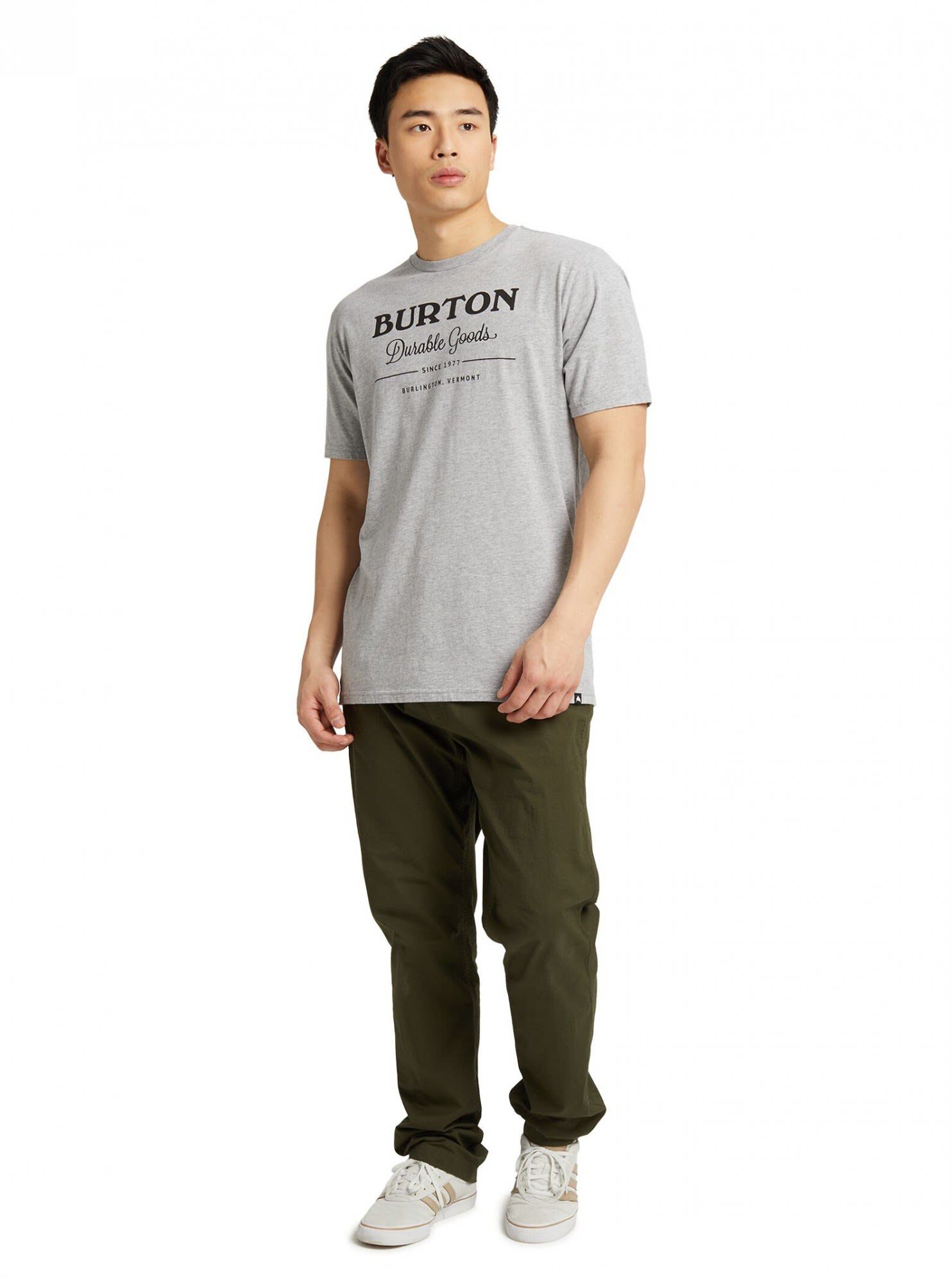 M Goods Mb Shortsleeve Gray Heather Durable Burton T-Shirt T-shirt Burton