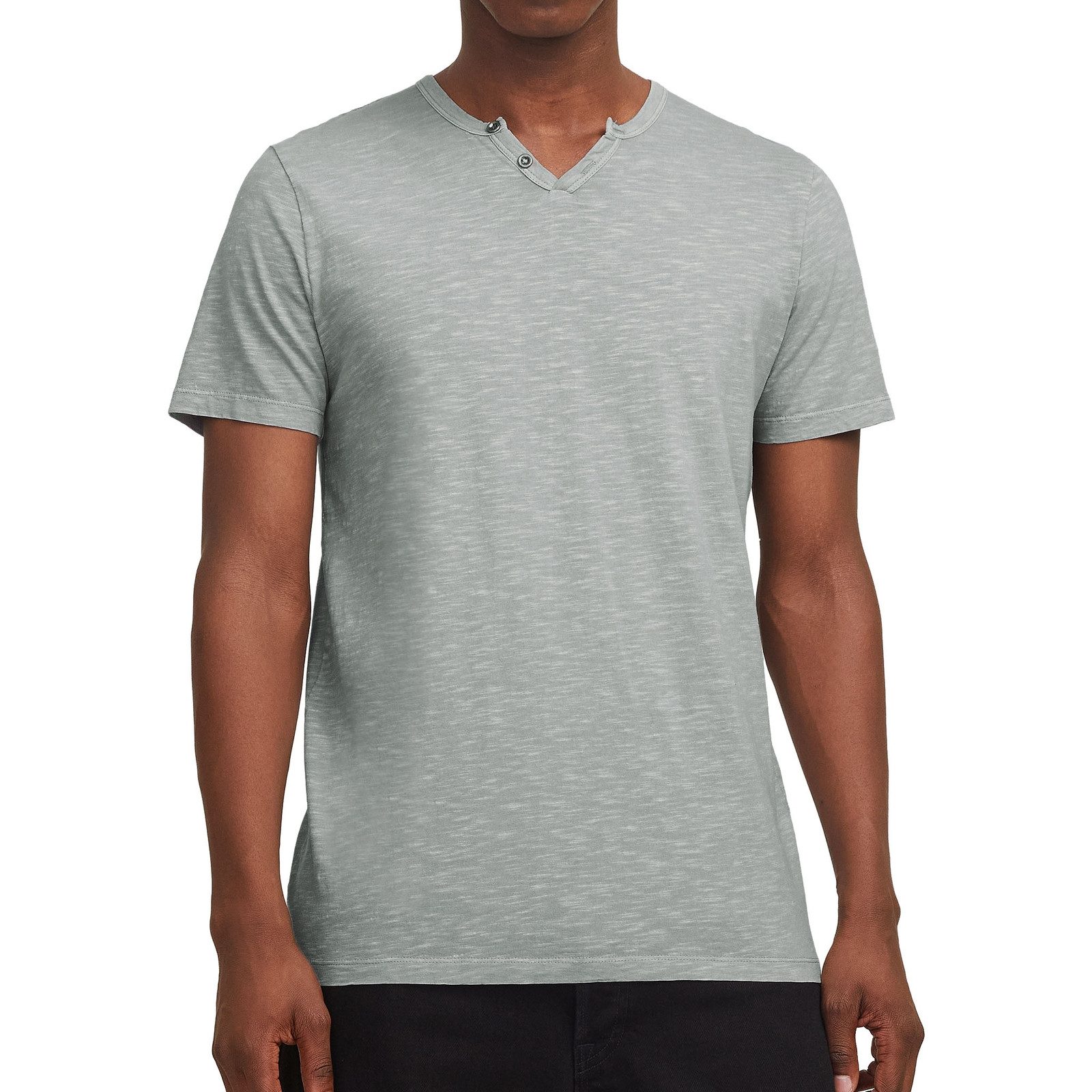 Jack & Jones T-Shirt 3er Pack Shirts mit Splitneck-Ausschnitt und zwei Deko günstig online kaufen
