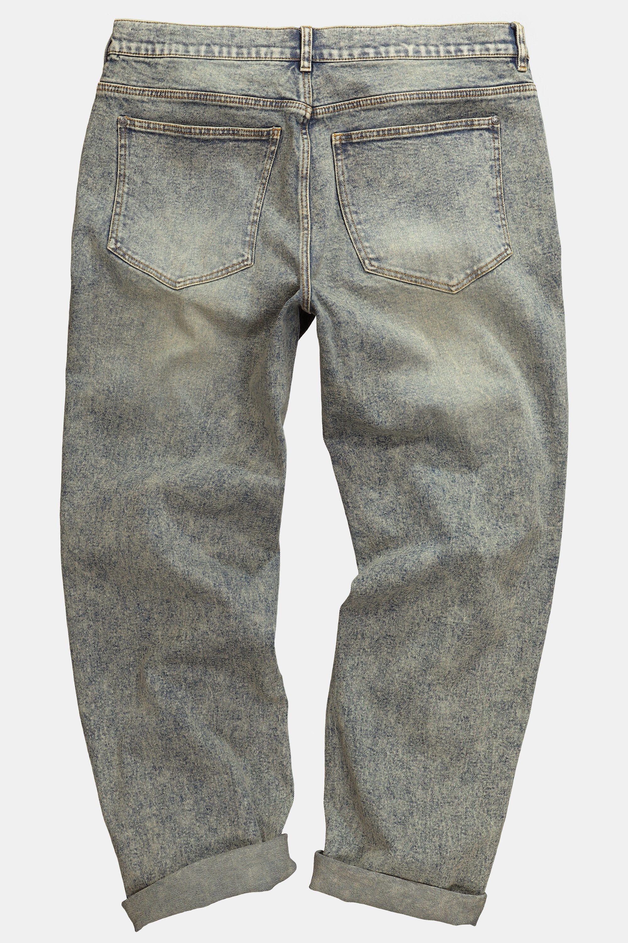 STHUGE 5-Pocket-Jeans Jeans Dirty Denim 5-Pocket tapered Loose Fit