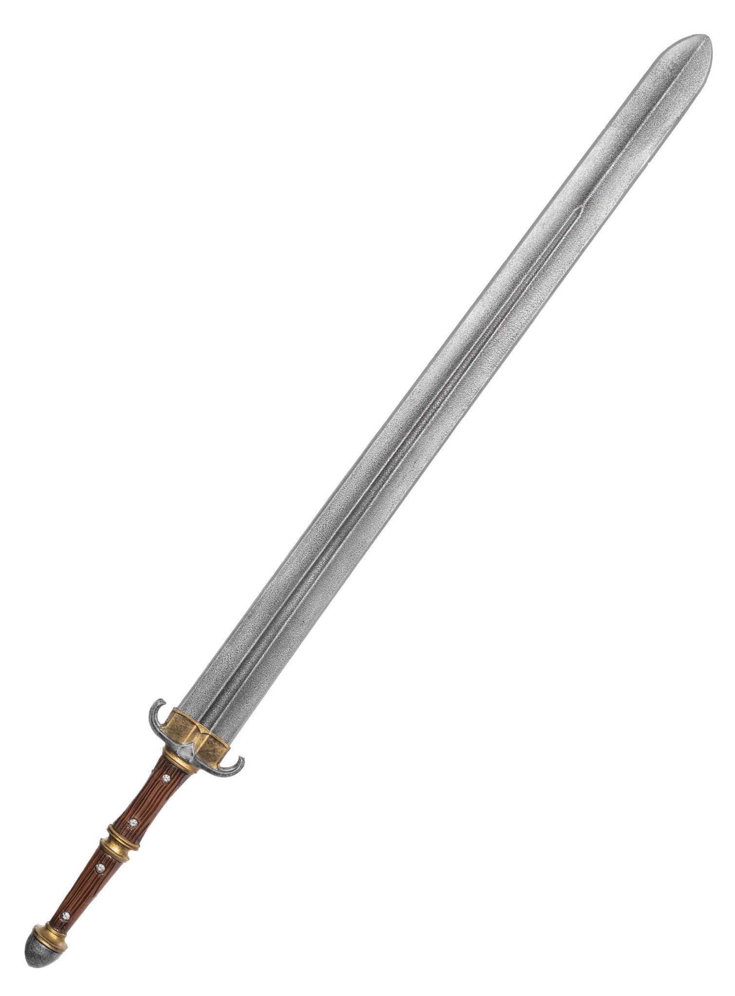 Iron Fortress Kostüm Söldner Langschwert - Vanguard (114 cm), Der lange Griff dieser Larpwaffe bietet extrem gute Kontrolle im Kampf