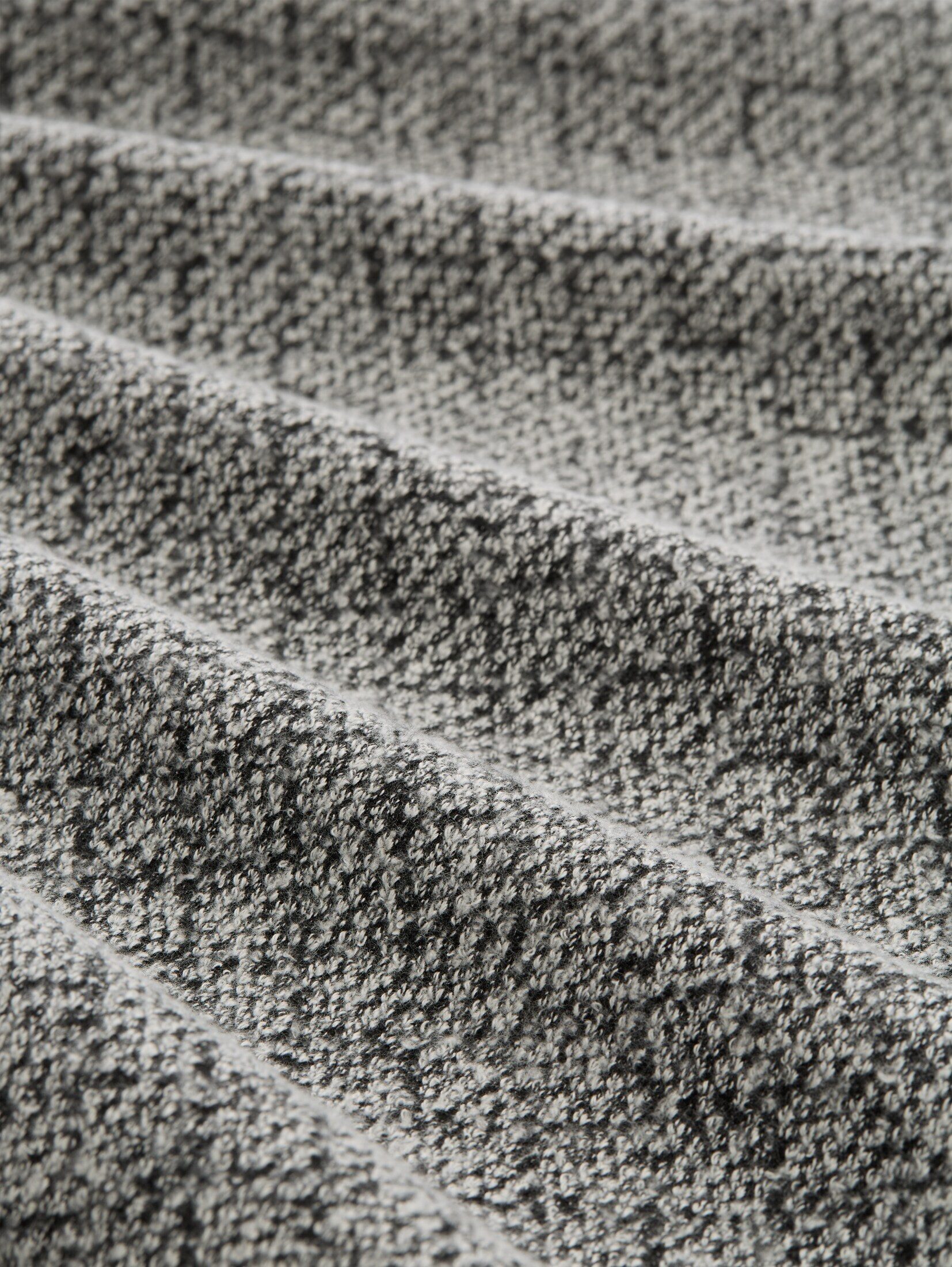 TOM TAILOR Sweatjacke Strick & Sweatshirts Loose Fit Sweatjacke mit Stehkragen