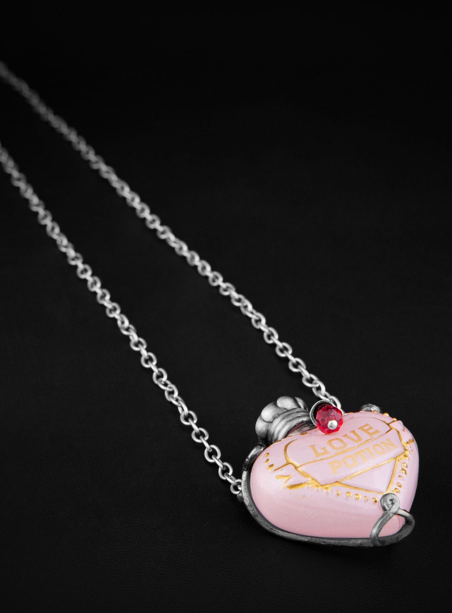 The Noble Collection Statementkette Harry Potter Liebestrank Kette, Original lizenzierter Schmuck aus den “Harry Potter”-Filmen