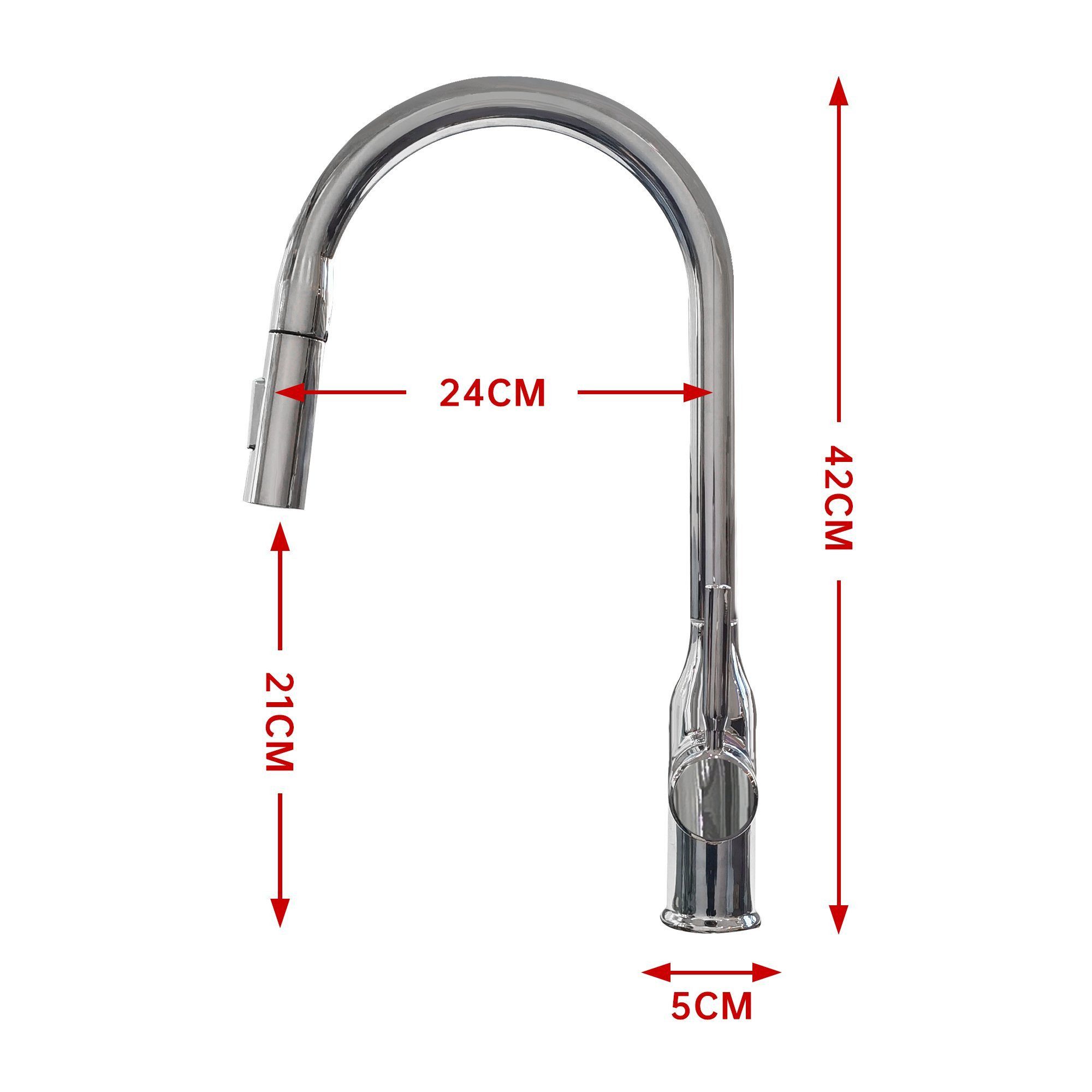 SEHAUSEU Küchenarmatur Wasserhahn Küche Bad Spültischarmatur günstig online kaufen