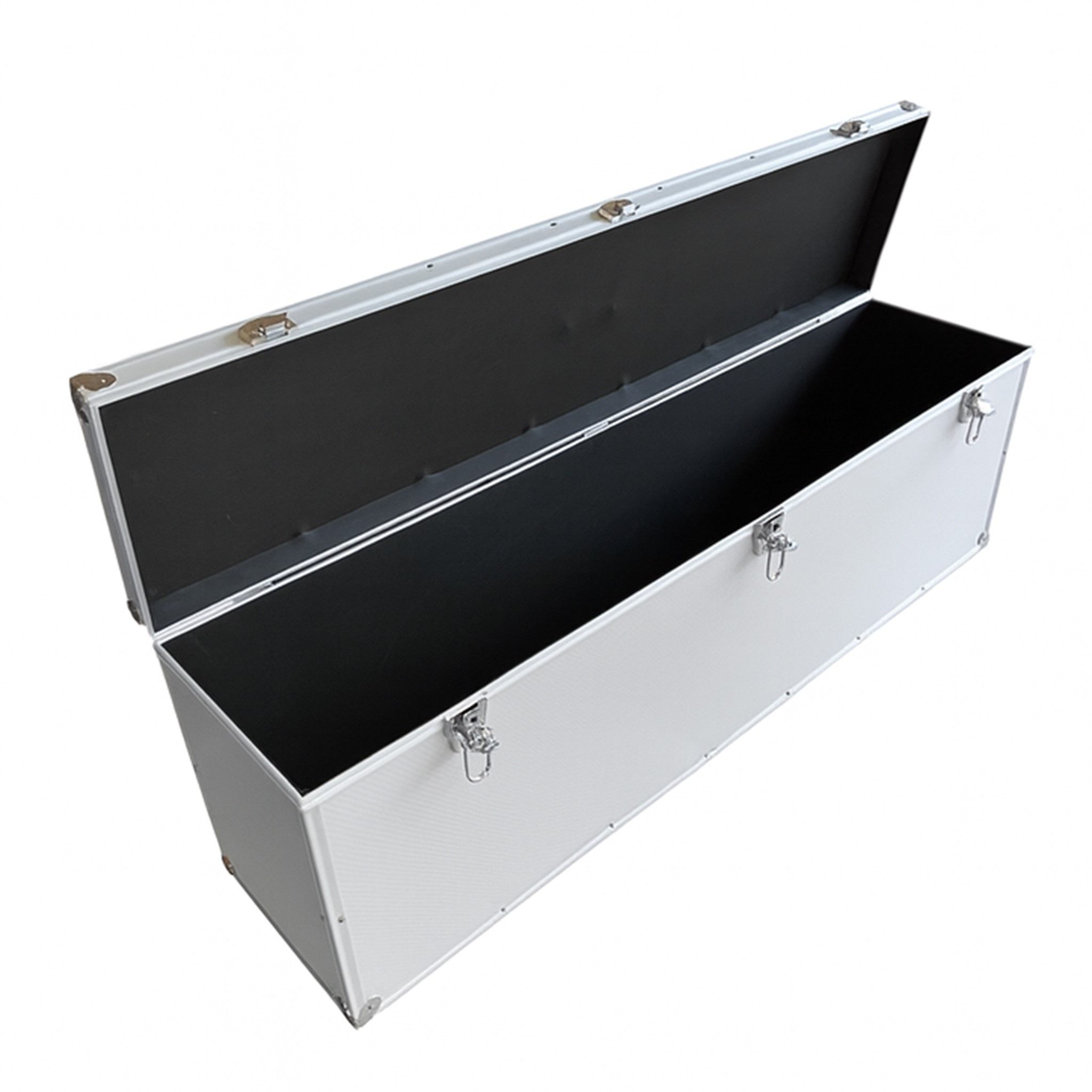 ECI Tools Werkzeugkoffer Koffer (LBH) 110x25x35cm Silber Deckel abnehmbar Messgeräte Musik EDV – Bild 3 von 5