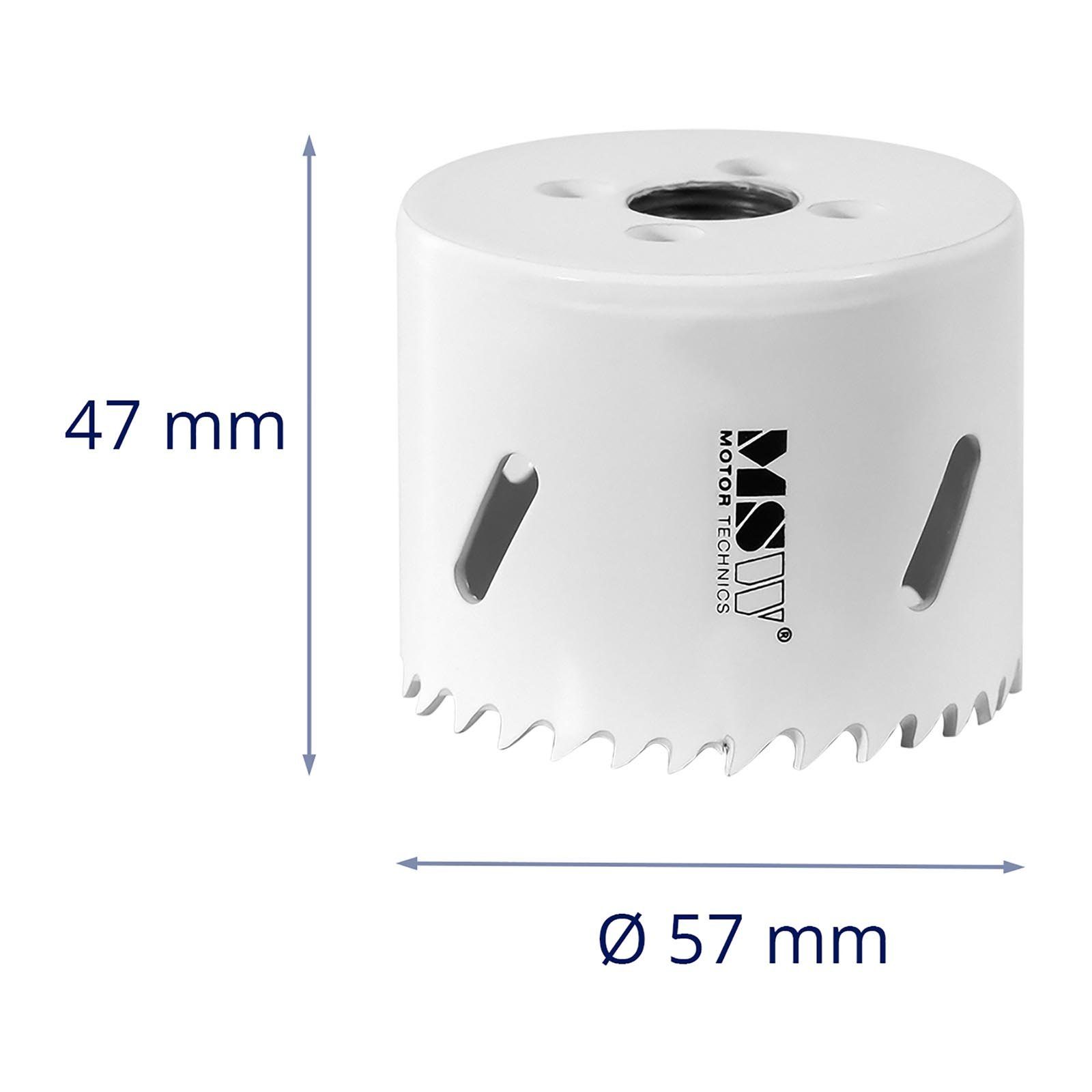 HSS MSW 57mm Metall Bi-Metall Holz Bohrkrone Lochsäge