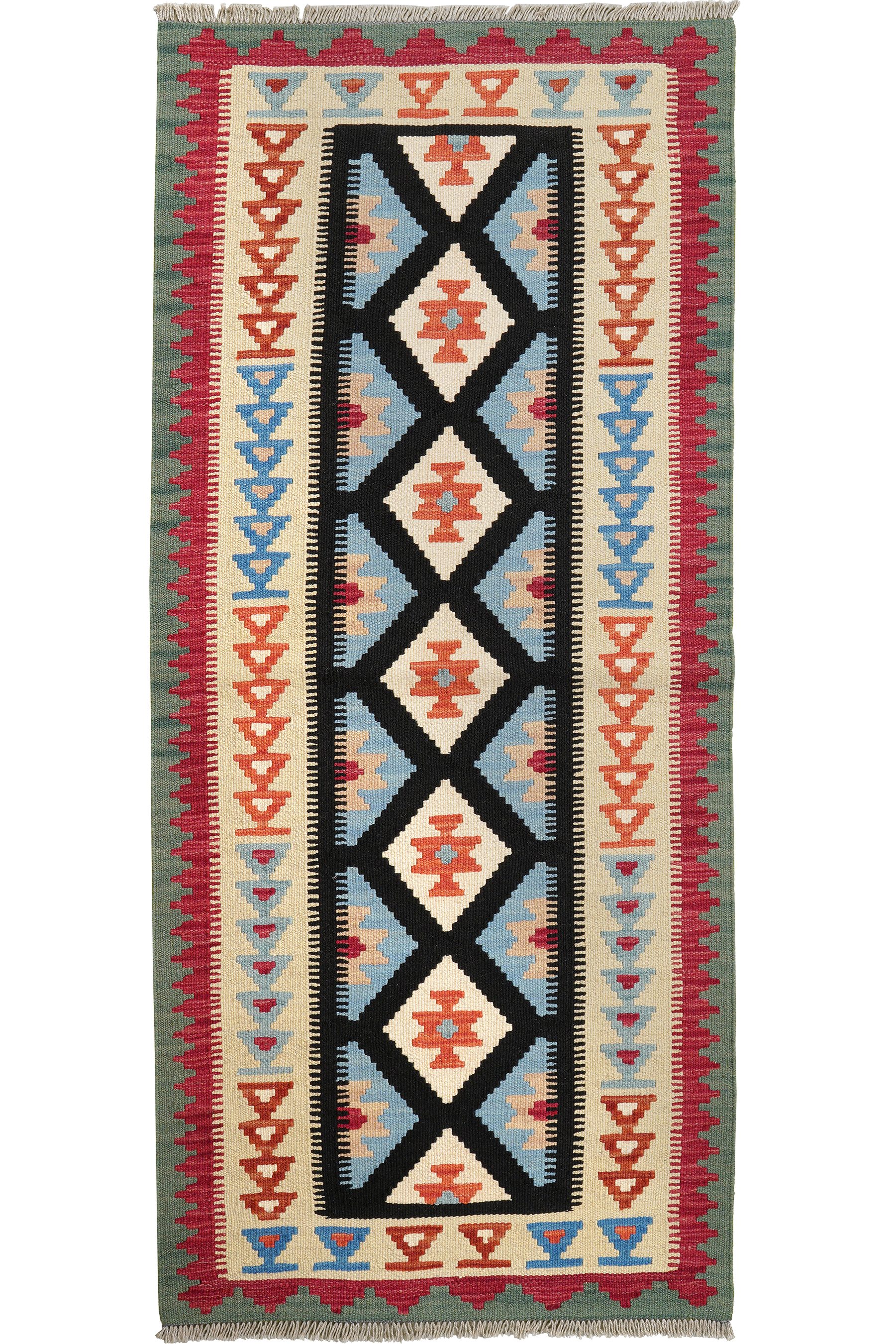 Rugtales Teppich Kelim Gashgai 191x83cm, Lufer