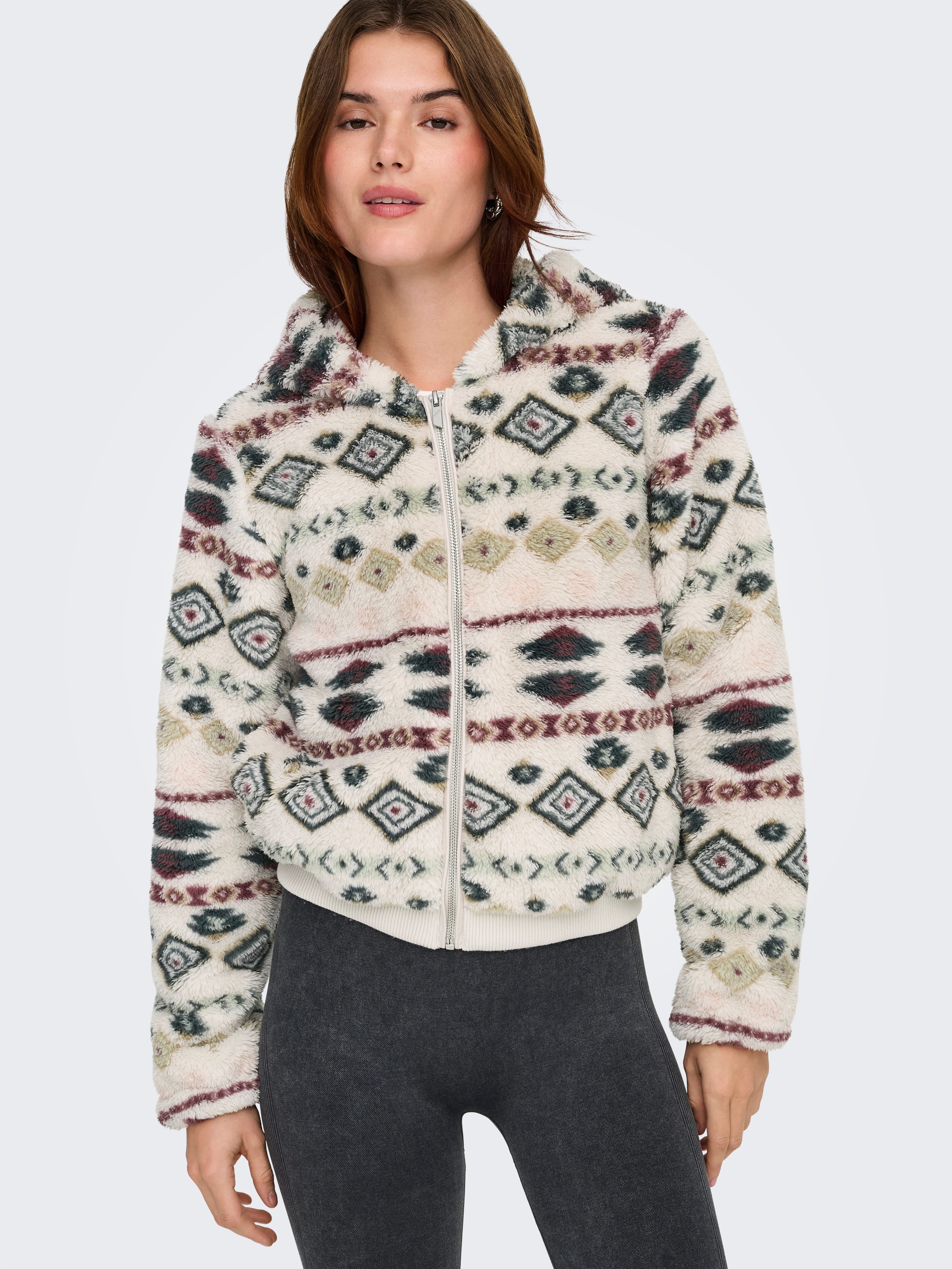 ONLY Outdoorjacke ONLANNA CONTACT AOP HOOD JACKET OTW CS