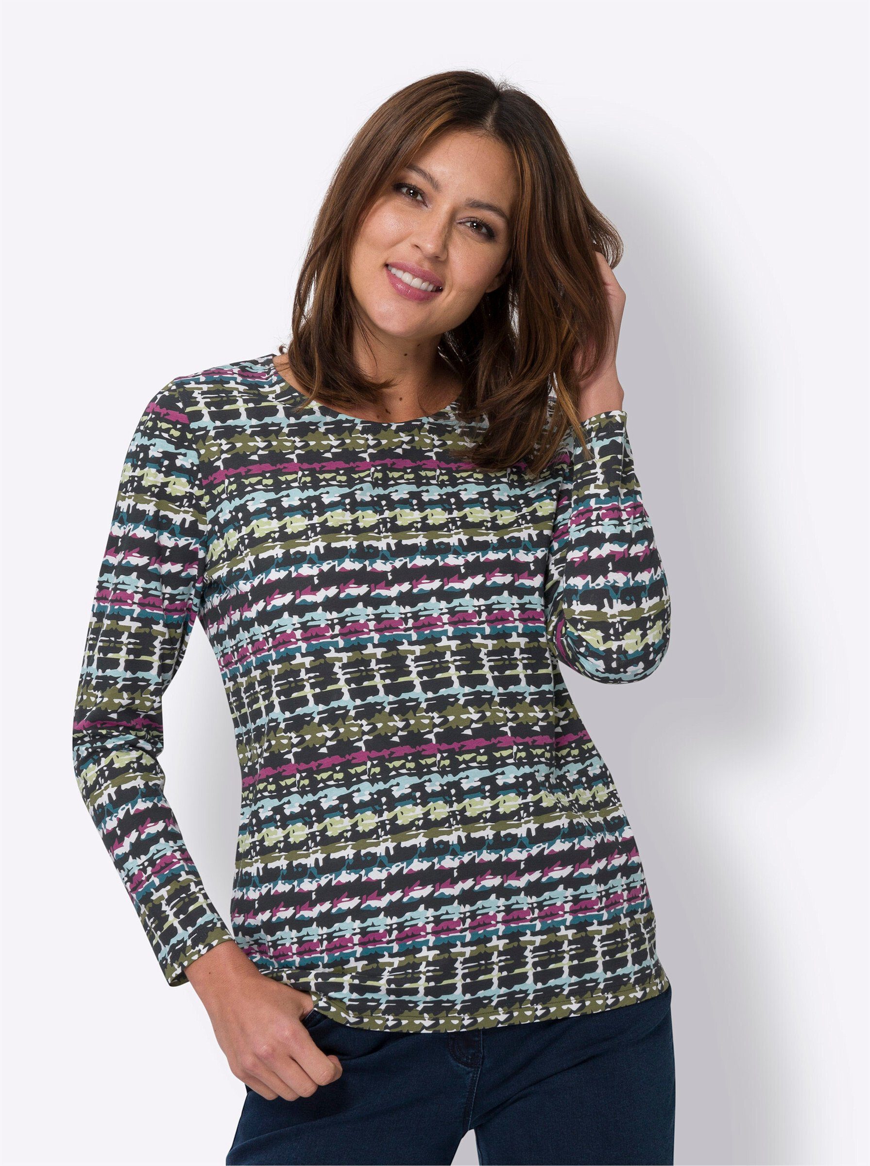 Sieh an! T-Shirt Rundhalsshirt . günstig online kaufen