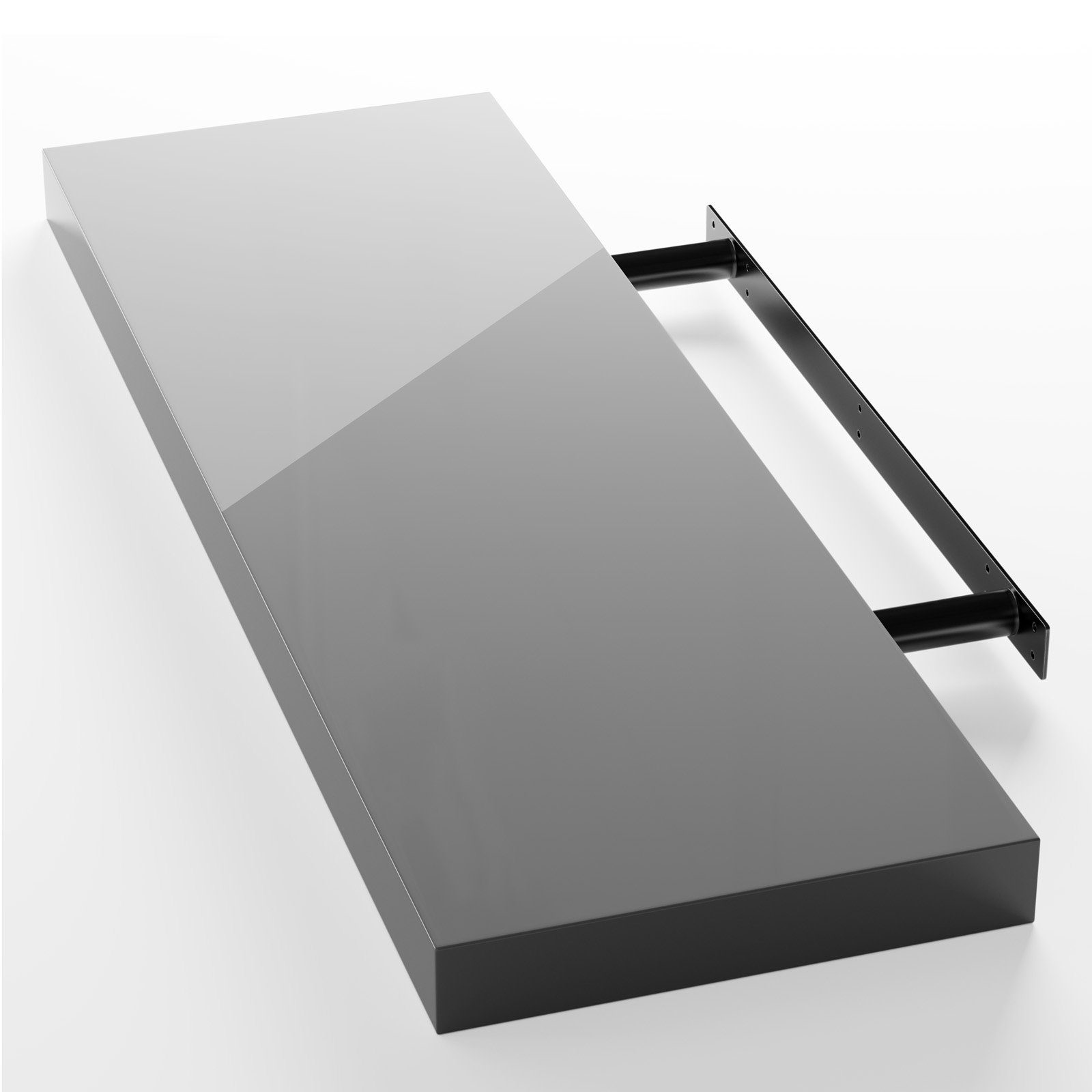 Casaria Wandboard, Grau Hängeregal mit Halterung günstig online kaufen