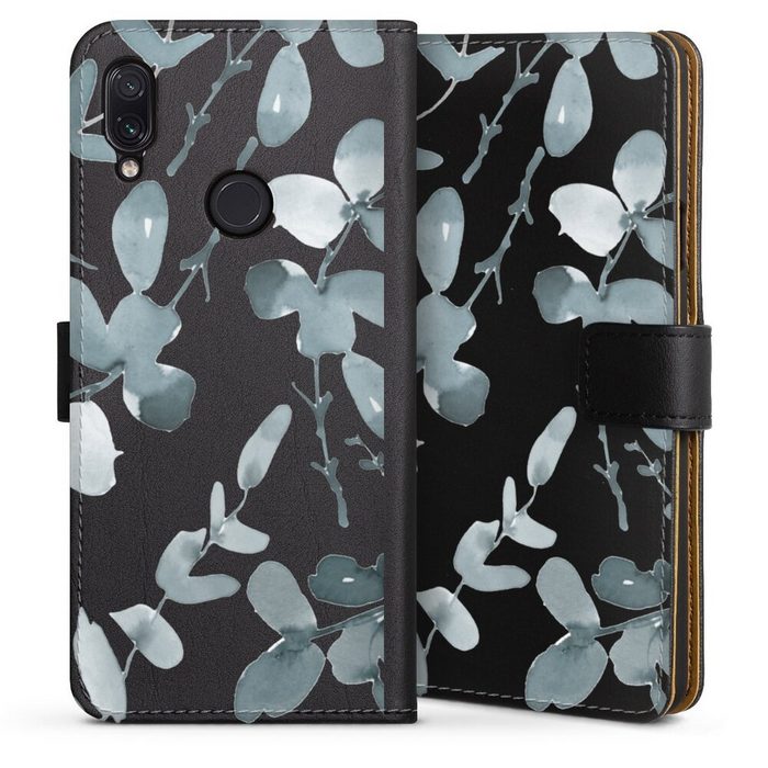 DeinDesign Handyhülle Eukalyptus Muster Blume Eukalyptus pattern ohne Hintergrund Xiaomi Redmi Note 7 Hülle Handy Flip Case Wallet Cover