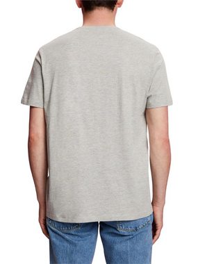 edc by Esprit T-Shirt Bedrucktes T-Shirt aus Slub-Jersey (1-tlg)