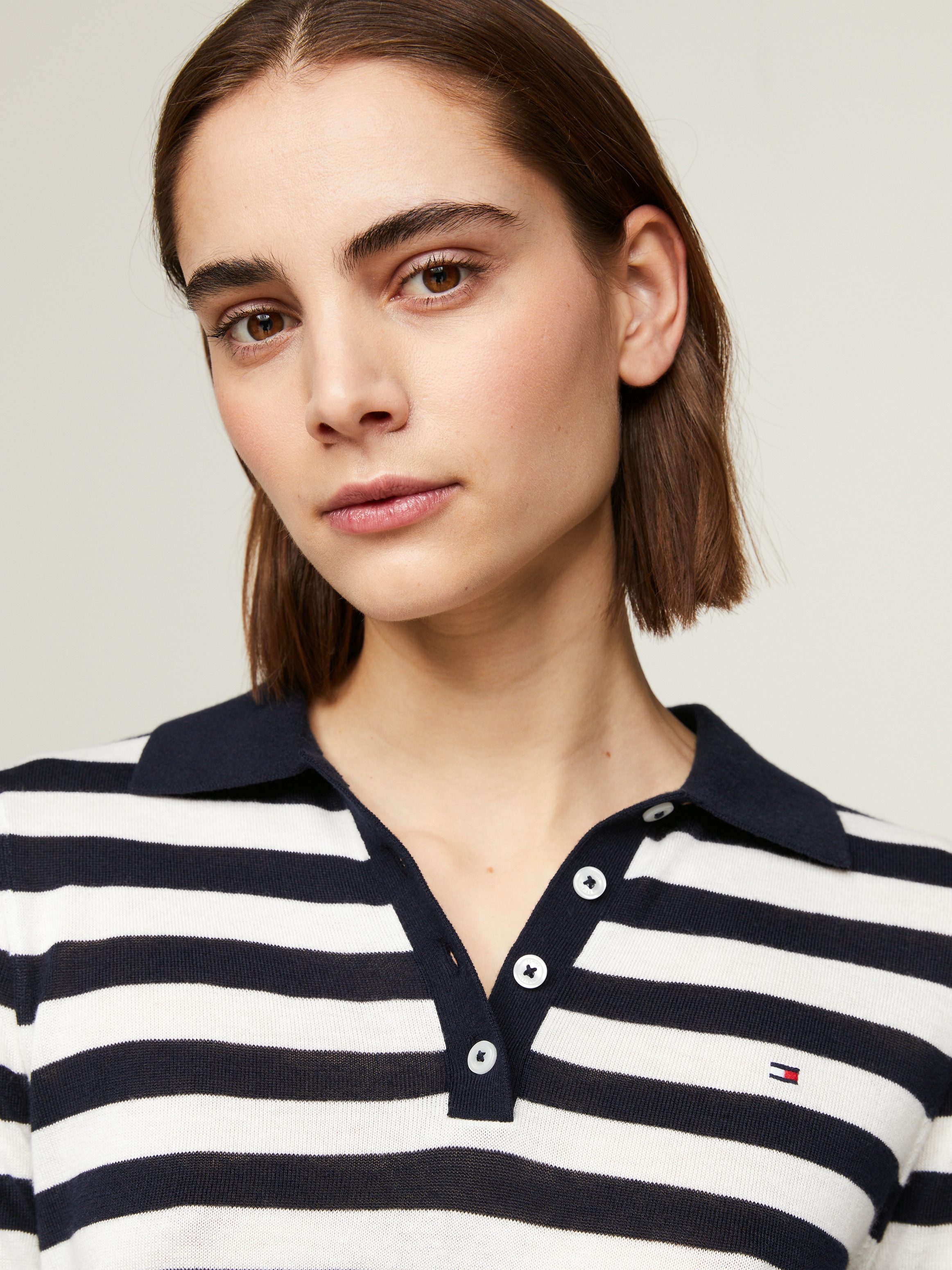 Tommy Hilfiger Polokragenpullover BUTTON POLO SS günstig online kaufen