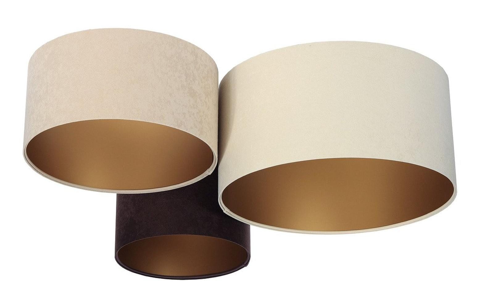 ONZENO Deckenleuchte Trio Pure Excellent 1 75x34x75 cm, einzigartiges Design und hochwertige Lampe