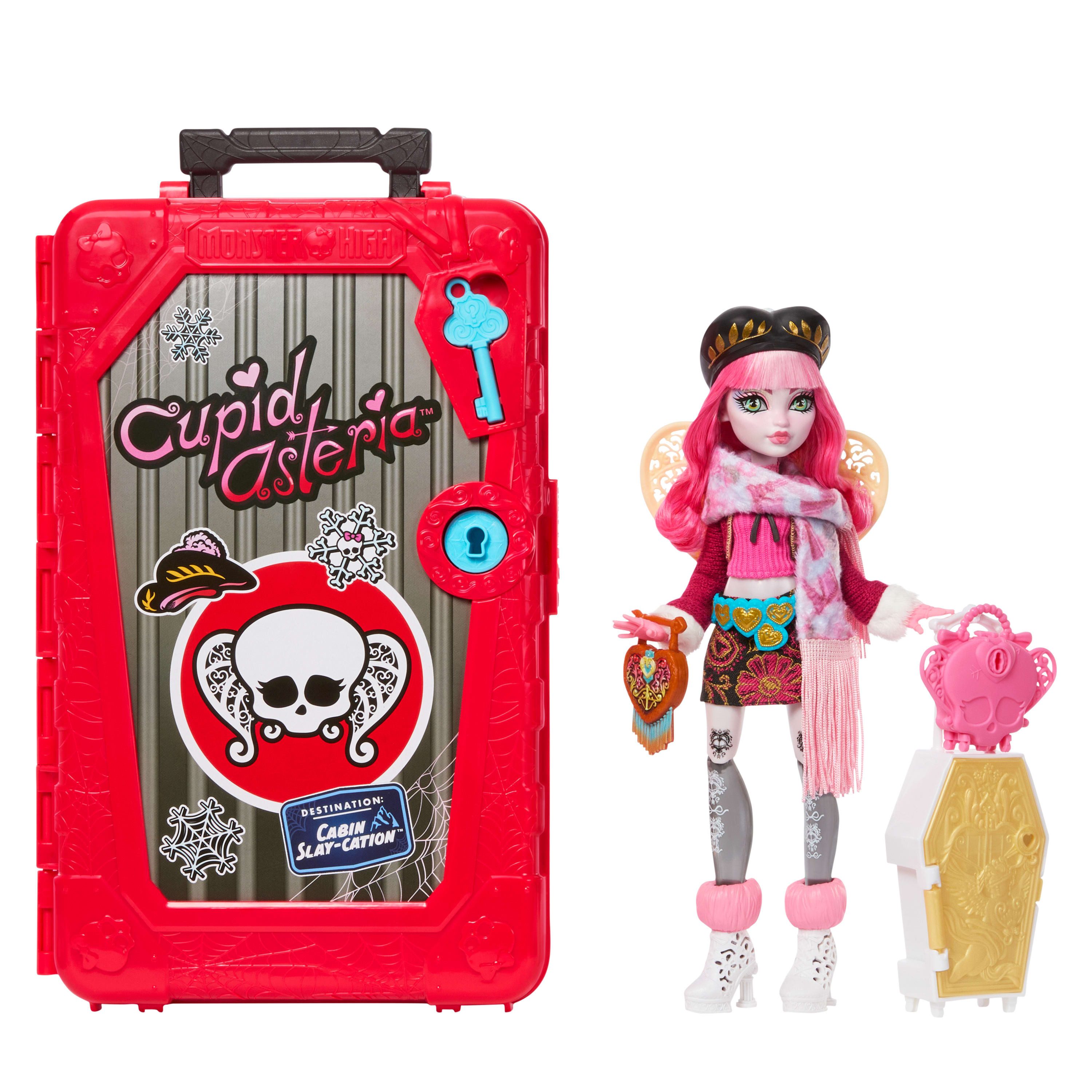 MonsterHigh™ Anziehpuppe Monster High Skulltimate Secrets Hütten-Gruselurlaub, Cupid Asteria