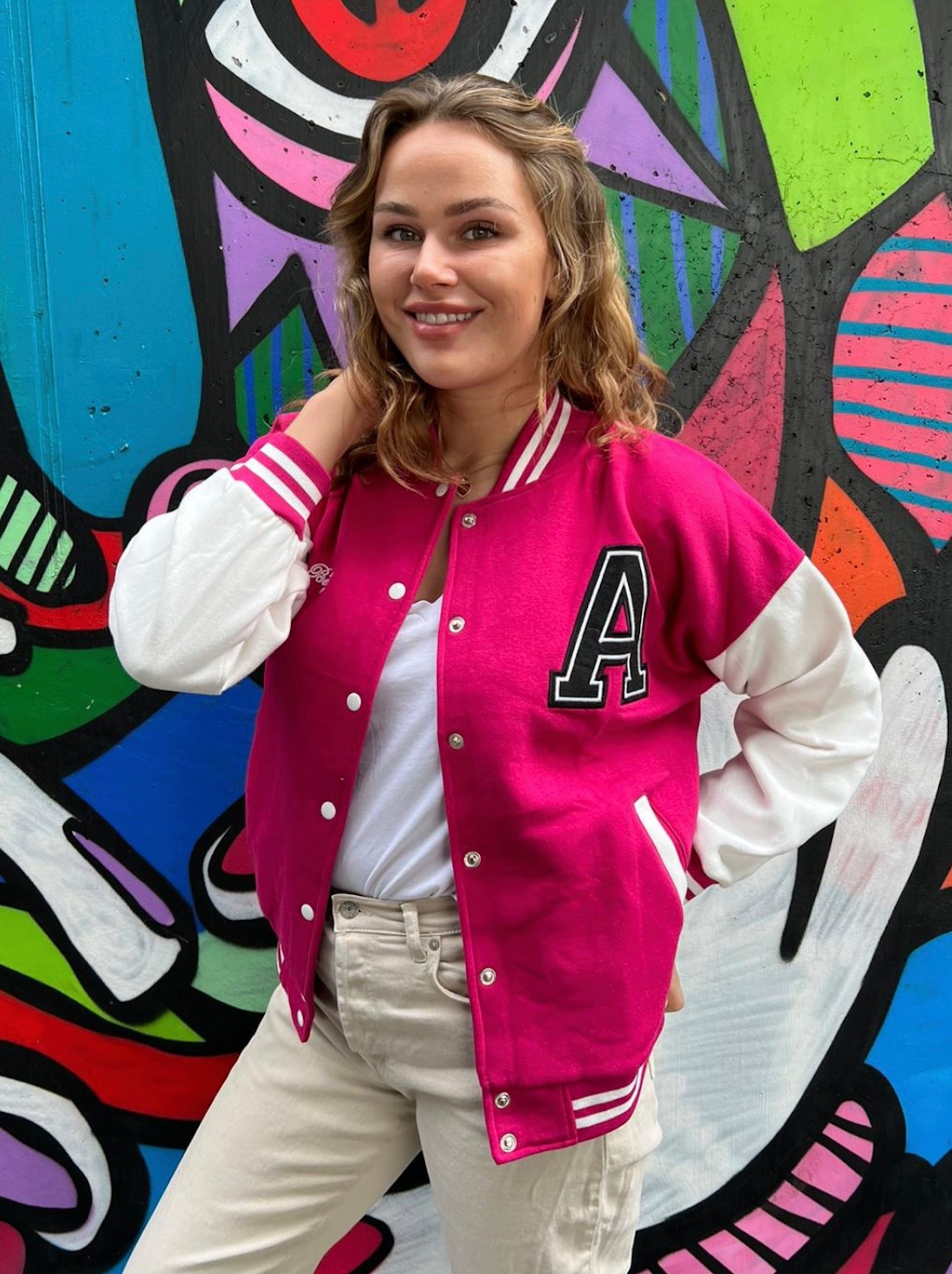 Worldclassca Collegejacke Worldclassca Collegejacke Aufnähern Sweatjacke günstig online kaufen