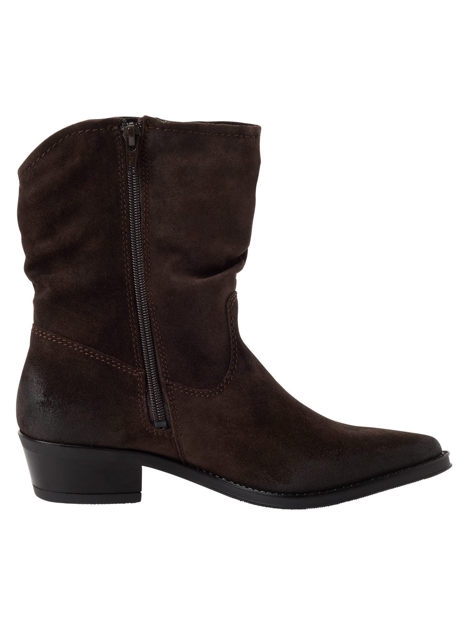 Tamaris TOUCH-IT aus Leder Blockabsatz 1-25700-47 Stiefelette TOUCH-IT