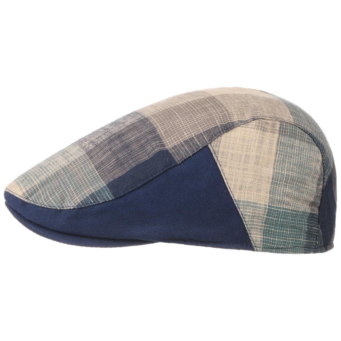 Lipodo Flat Cap (1-St) Karocap mit Schirm