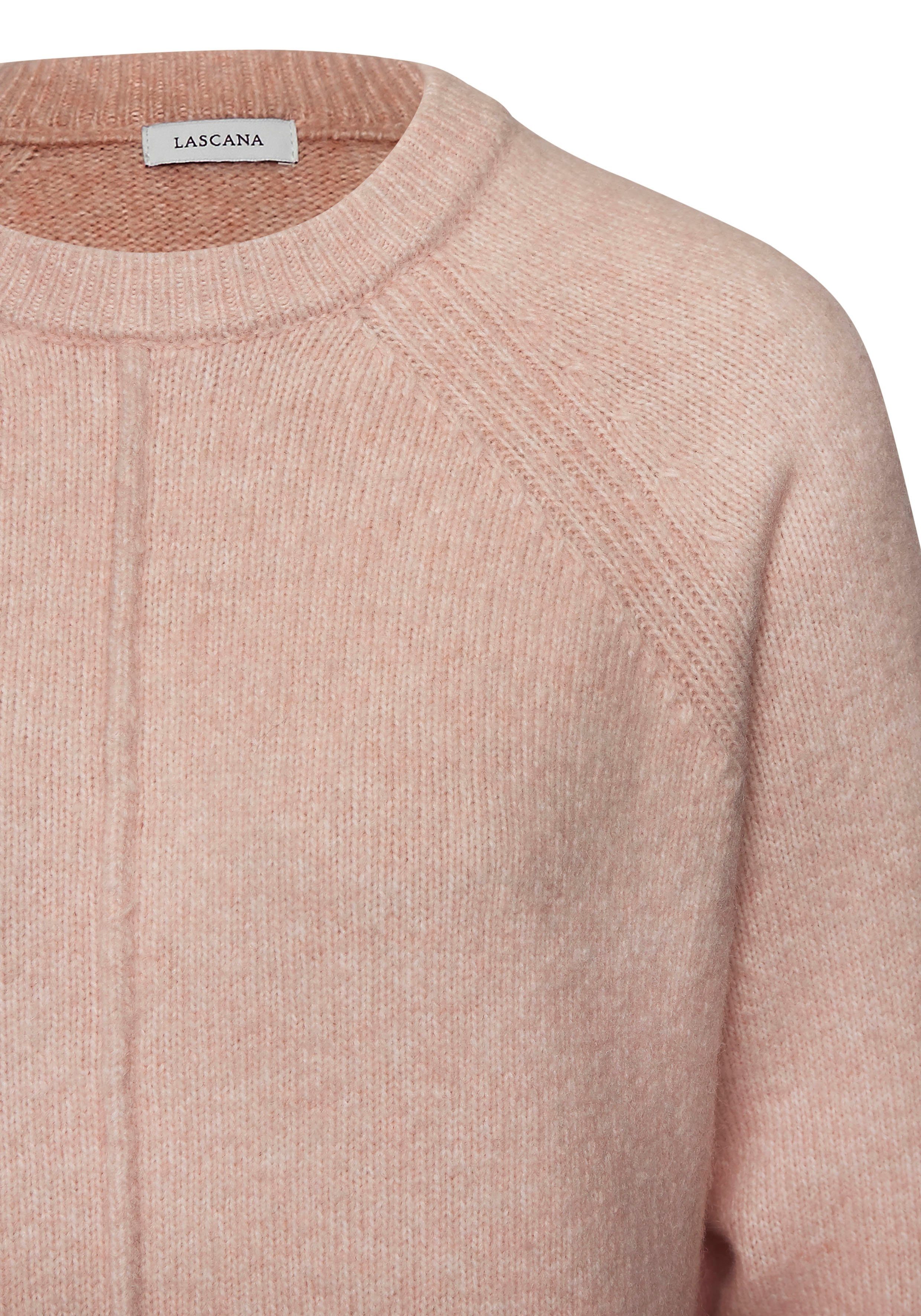 LASCANA Longpullover in lässiger Form aus supersofter Qualität, Kuschelpulli, Pulloverkleid