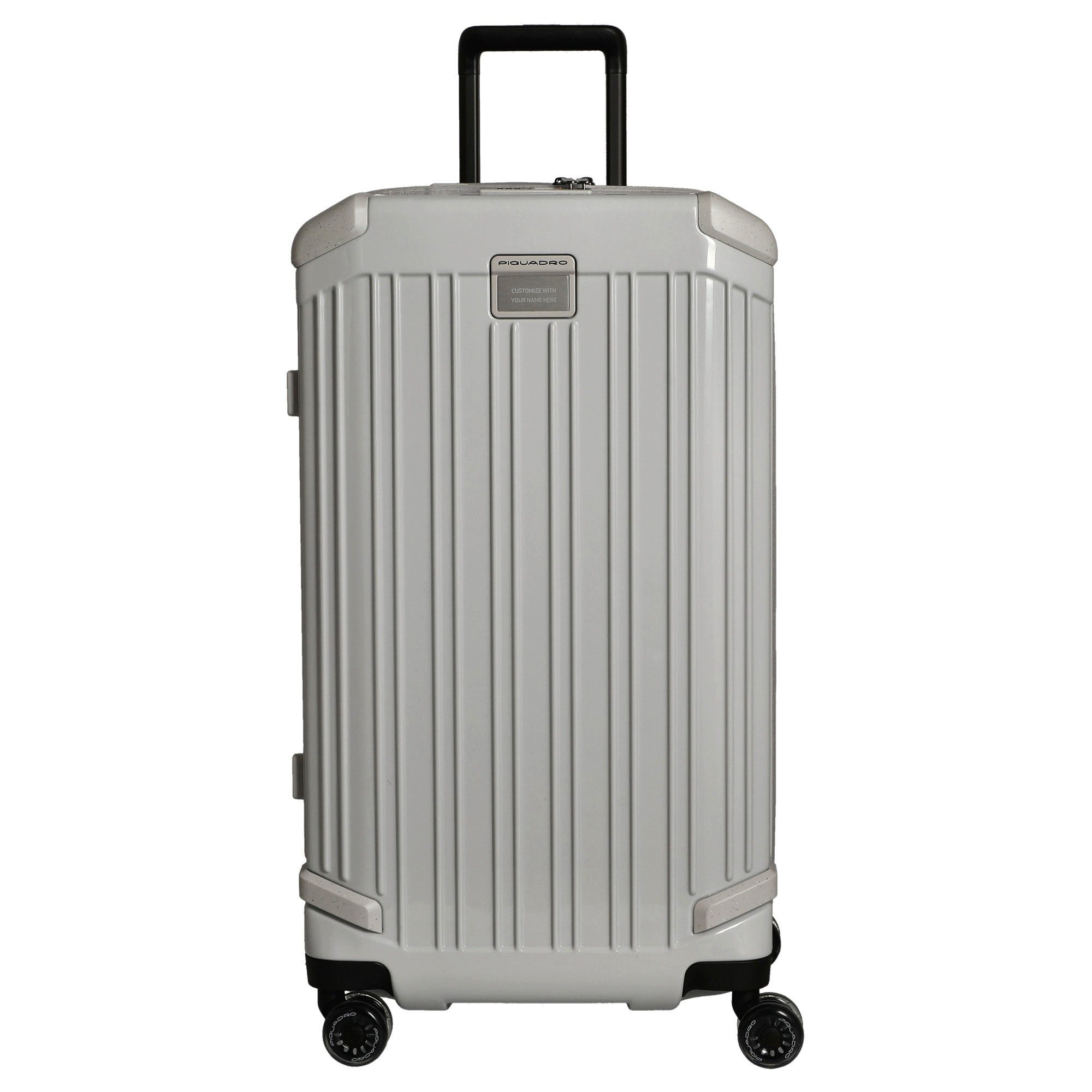 Piquadro Koffer Pop - 4-Rollen-Trolley 73 cm (white), 4 Rollen Rollen