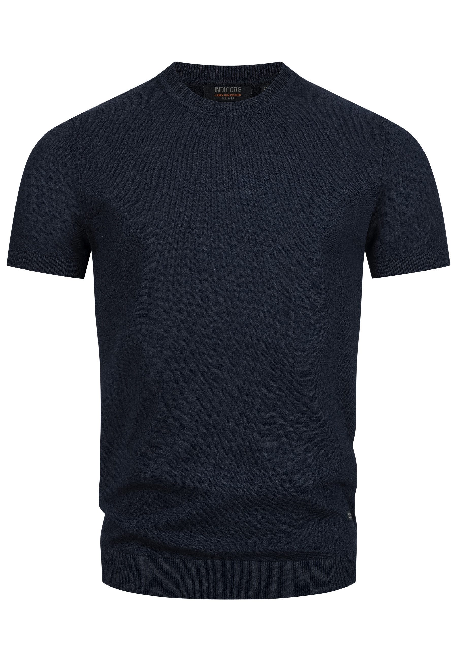 Indicode T-Shirt Herren INVasko Shirt Tee Herrenshirt T-Shirt Feinstrick mi günstig online kaufen