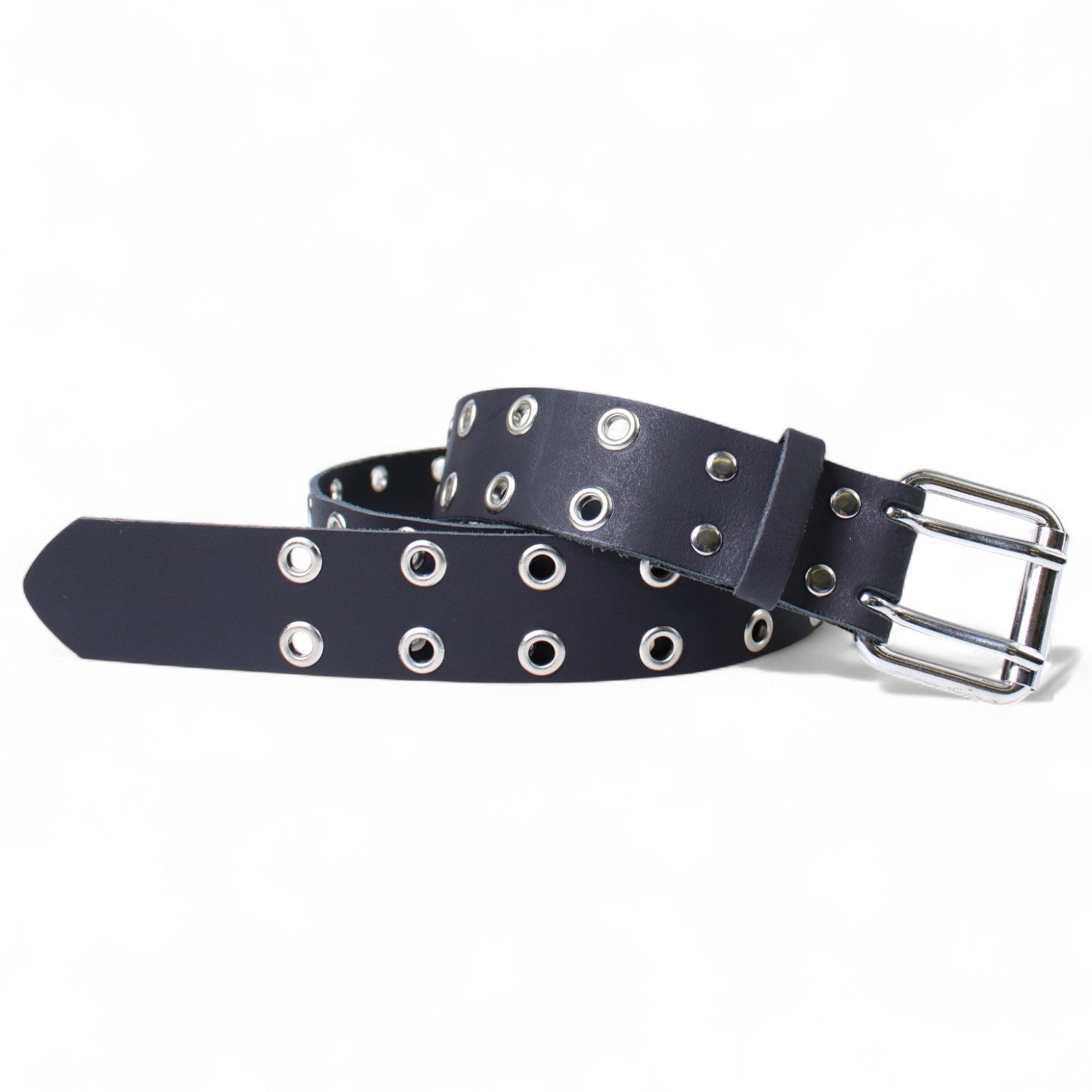FRONHOFER Nietengürtel Damen Rindleder breit (1-St) Doppeldorn, Retro, für Jeans – Bild 2 von 5