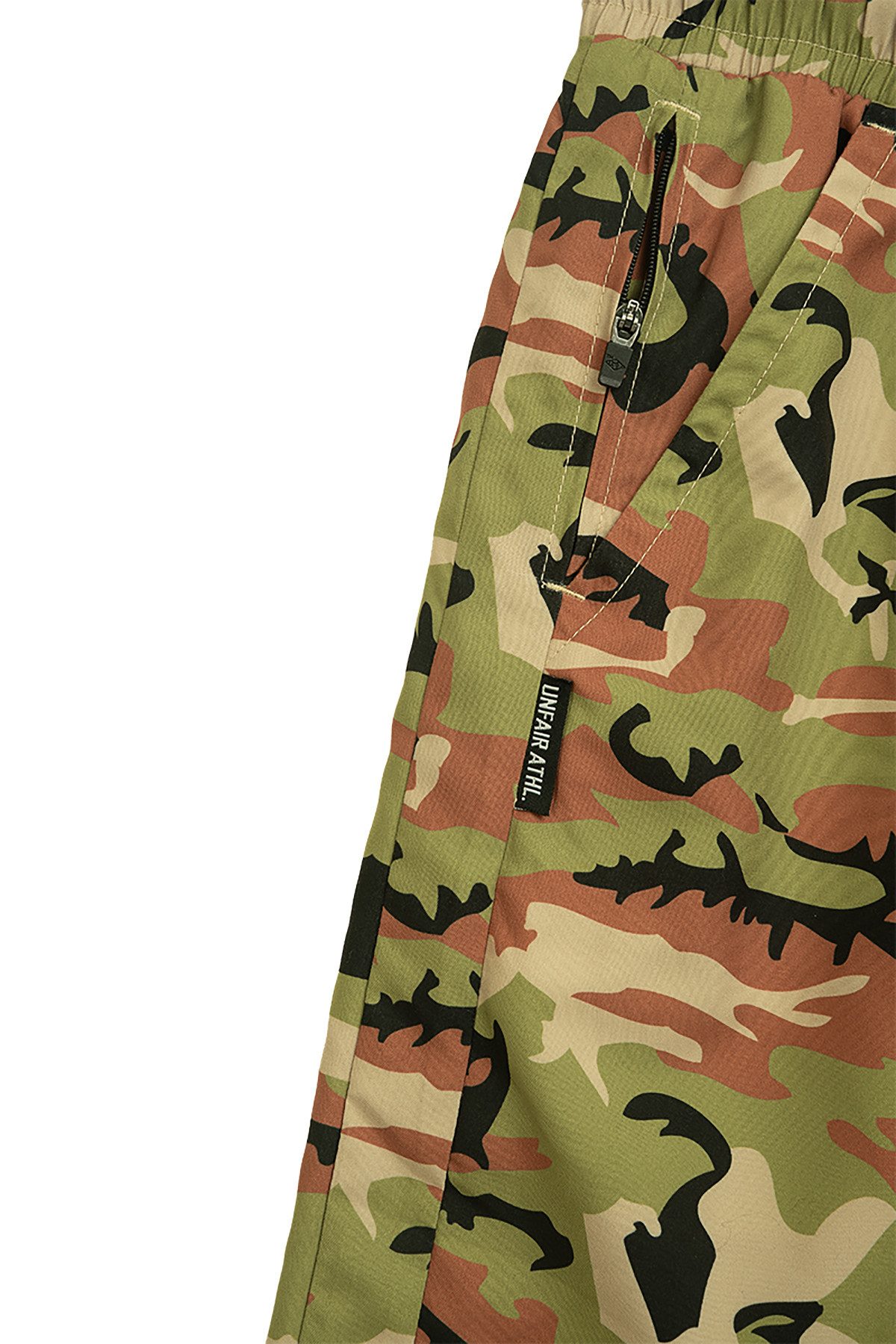 Unfair Athletics Shorts Woodland (kein Set) Gesäßtasche mit Klettverschluss