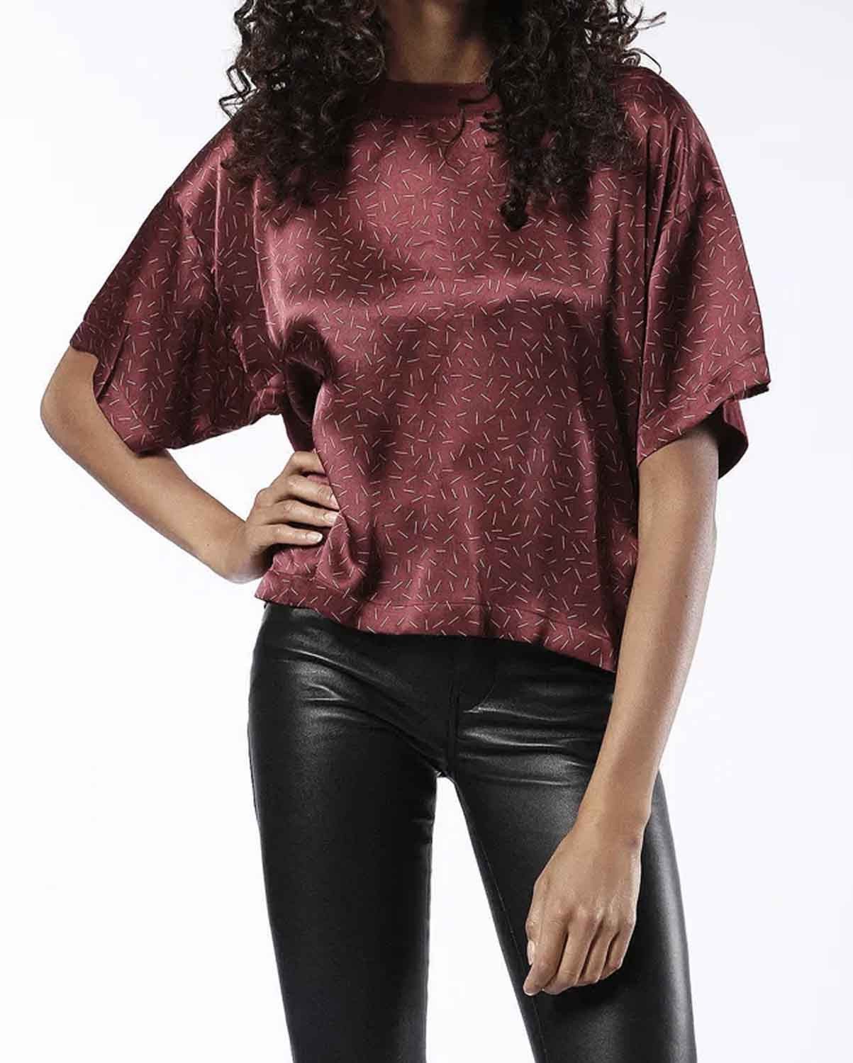 Kurzarmbluse Diesel T-Liamy Top Damen Bluse Blusenshirt