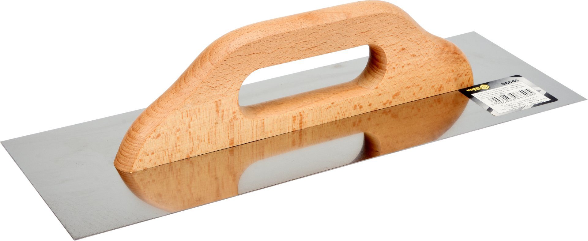 TRIZERATOP Glättekelle Glattes Edelstahl-Putzbrett 380 mm mit Holzgriff (Glattes Edelstahl-Putzbrett 380 mm mit Holzgriff)