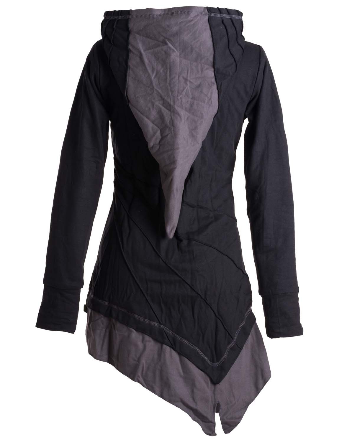 Vishes Kapuzensweatjacke Asymmetrischer Mantel Zipfelkapuze - günstig online kaufen