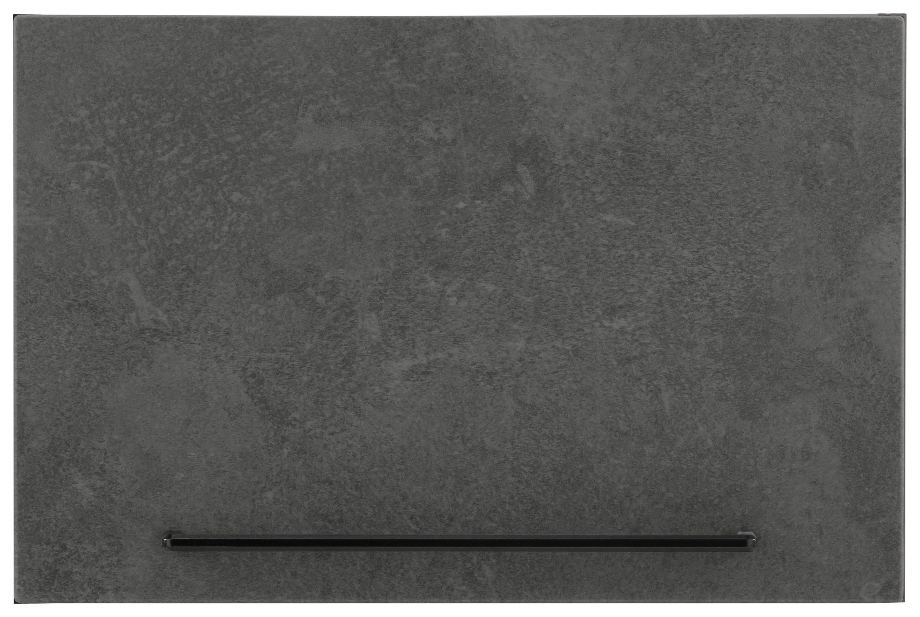 HELD MÖBEL Klapphängeschrank Tulsa 50 cm breit, mit 1 Klappe, schwarzer Metallgriff, MDF Front betonfarben dunkel | grafit