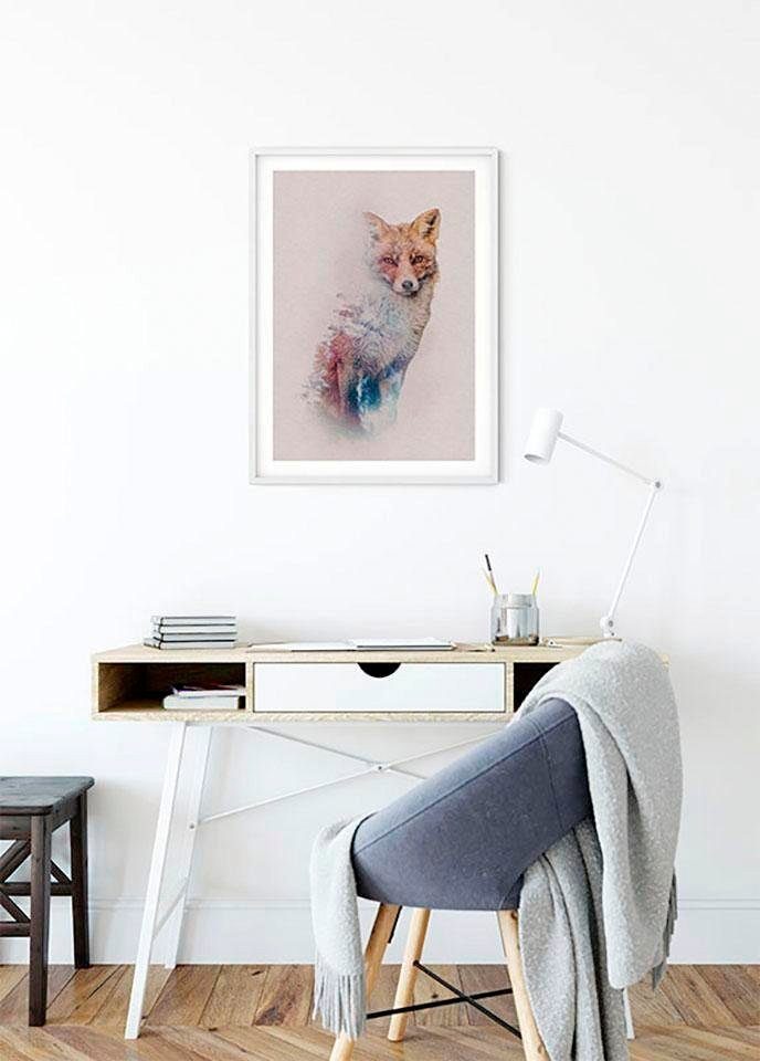 Komar Poster Animals Tiere (1 Forest Schlafzimmer, Wohnzimmer St), Kinderzimmer, Fox