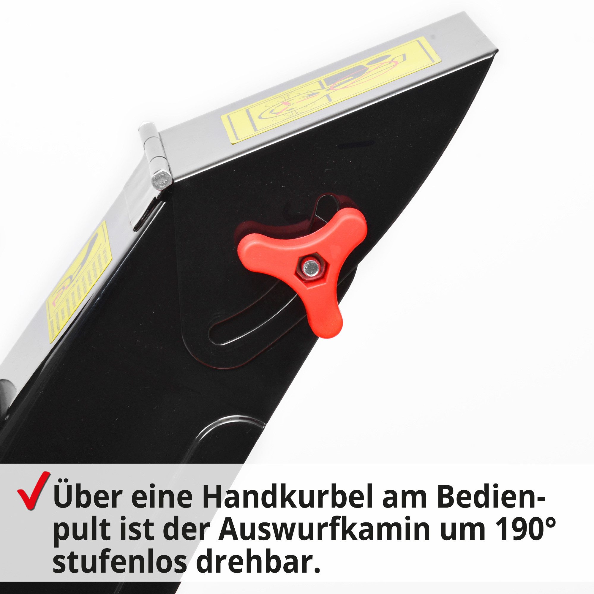 Hecht Benzin-Schneefräse 2-stufig mit Radantrieb 13 m Auswurfsweite 51 cm Arbeitshöhe, 61,00 cm Arbeitsbreite, 8 Gänge - 190° Auswurfschacht