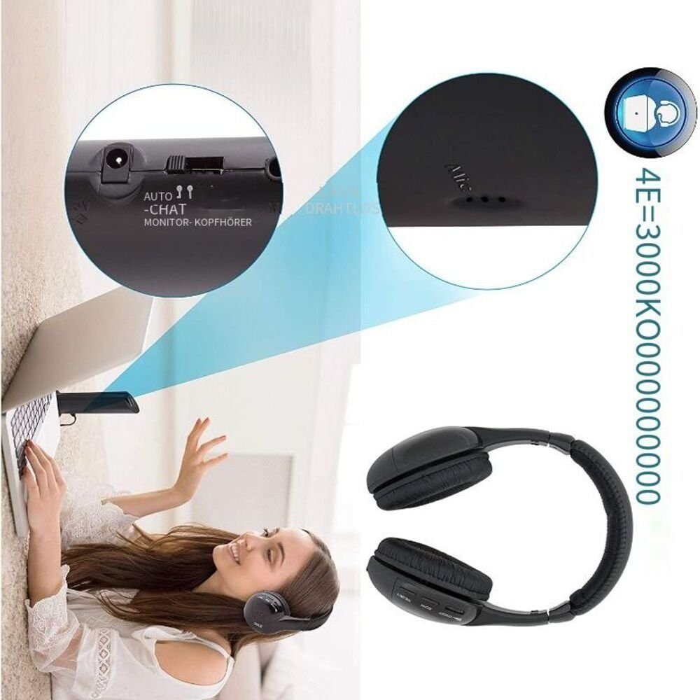 Bluetooth-On-Ear-Kopfh?rer und mit Mikrofon faltbarer AUKUU Bluetooth-Kopfhörer Kopfh?rer