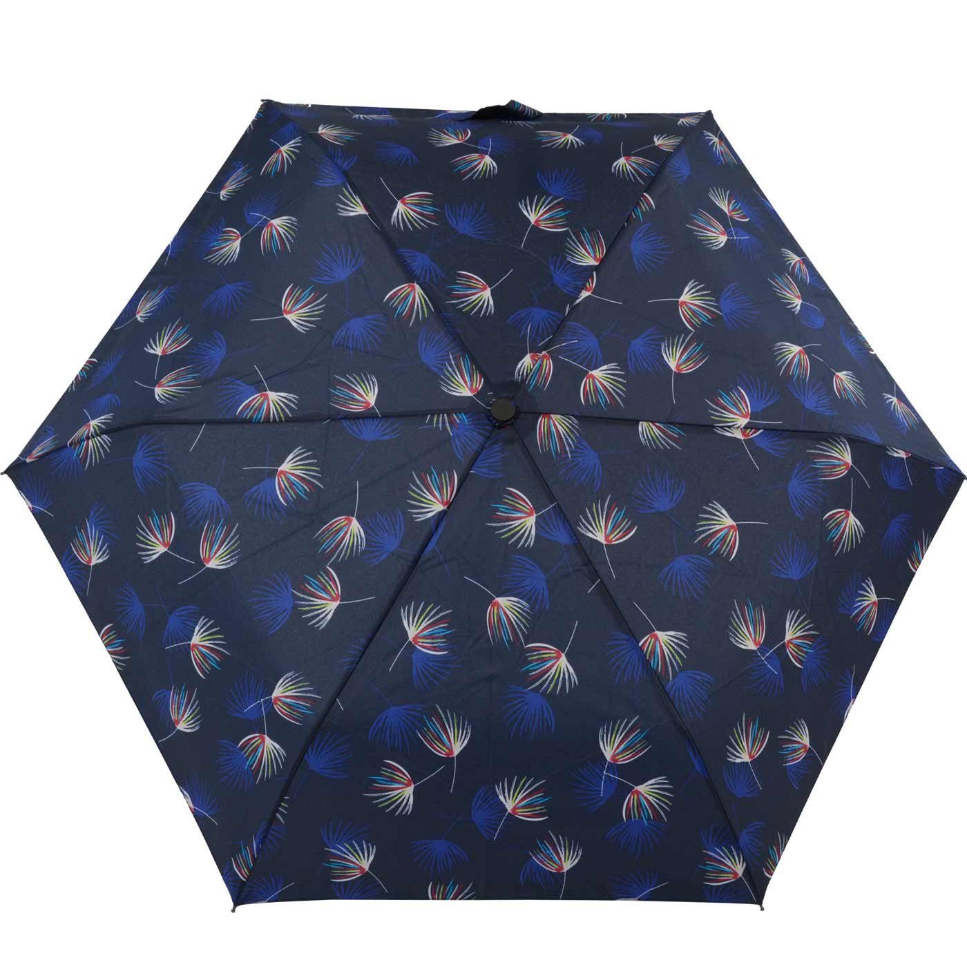 doppler® Taschenregenschirm Havanna - passt besonders jede navy-blau kleiner in Damen Desire, leichter Tasche Schirm, Super-Mini und